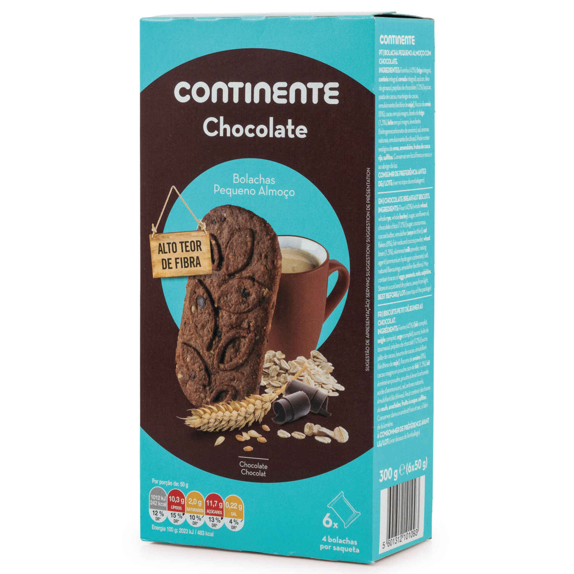 Bolachas Pequeno Almoço Chocolate