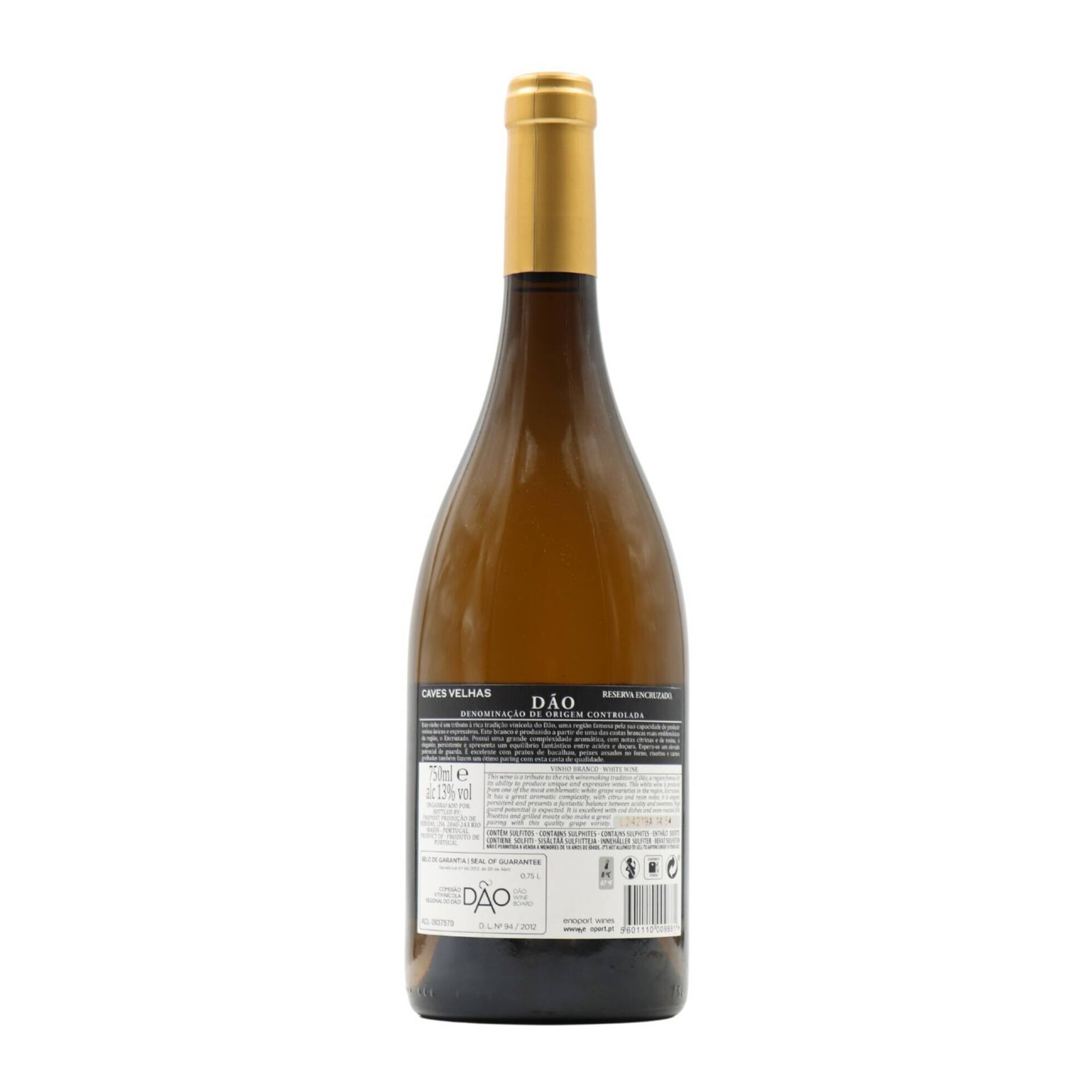 Caves Velhas Encruzado Reserva D&atilde;o Vinho Branco