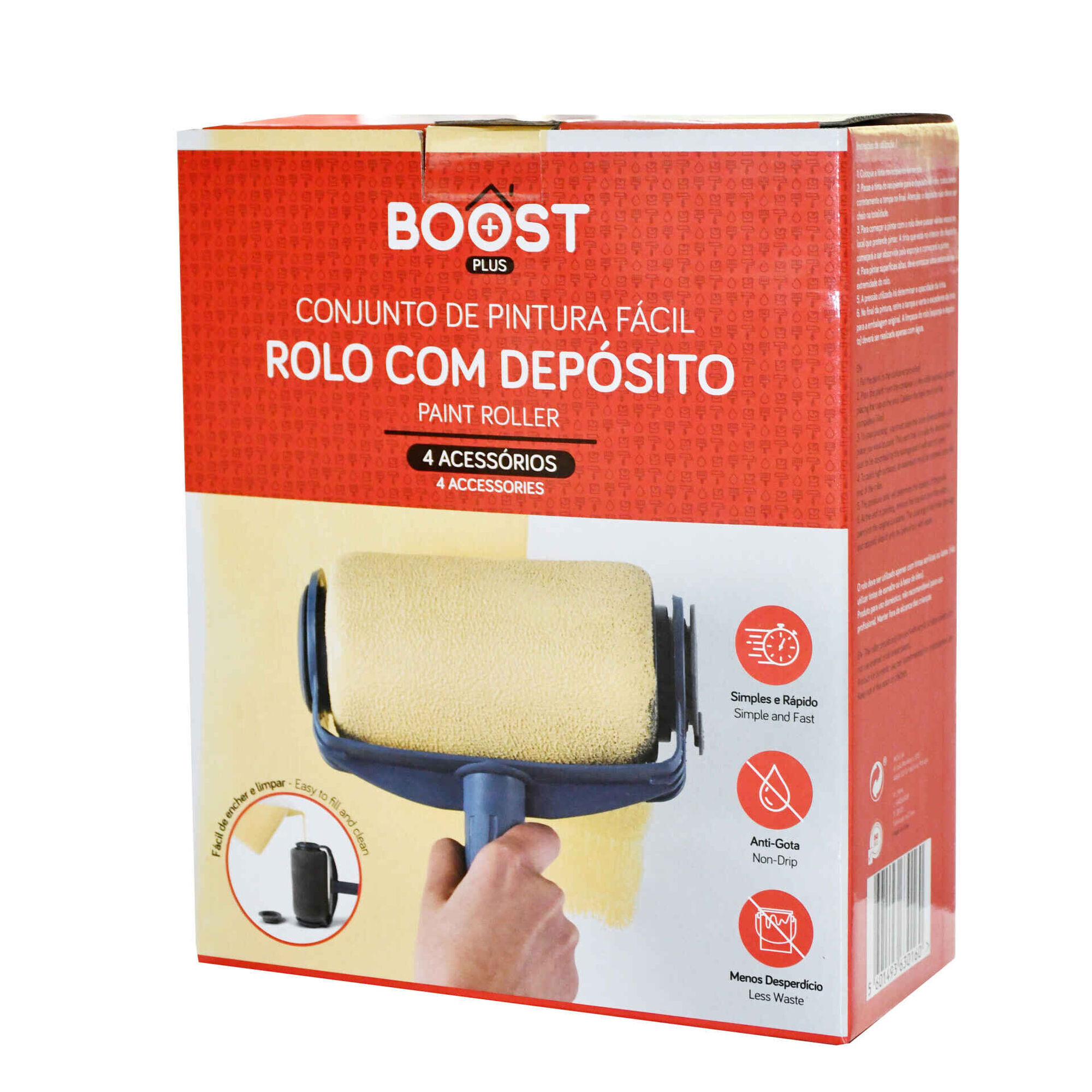 Rolo de Pintura com Dep&oacute;sito Boost