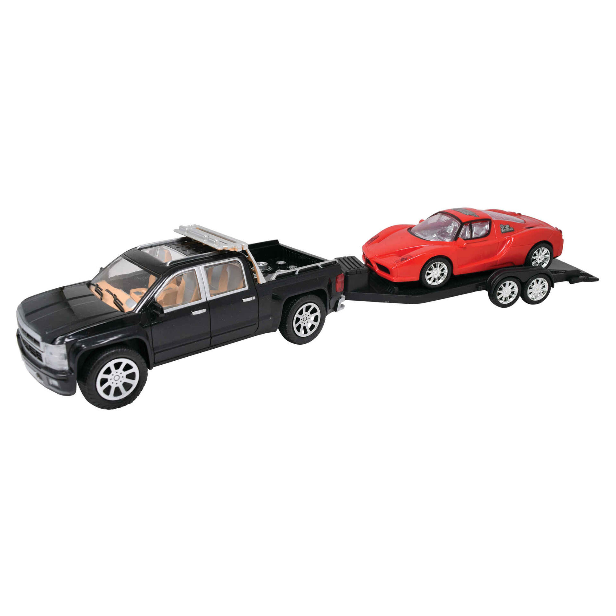 Pick-Up com Atrelado e Carro Pick-Up com Atrelado e Carro