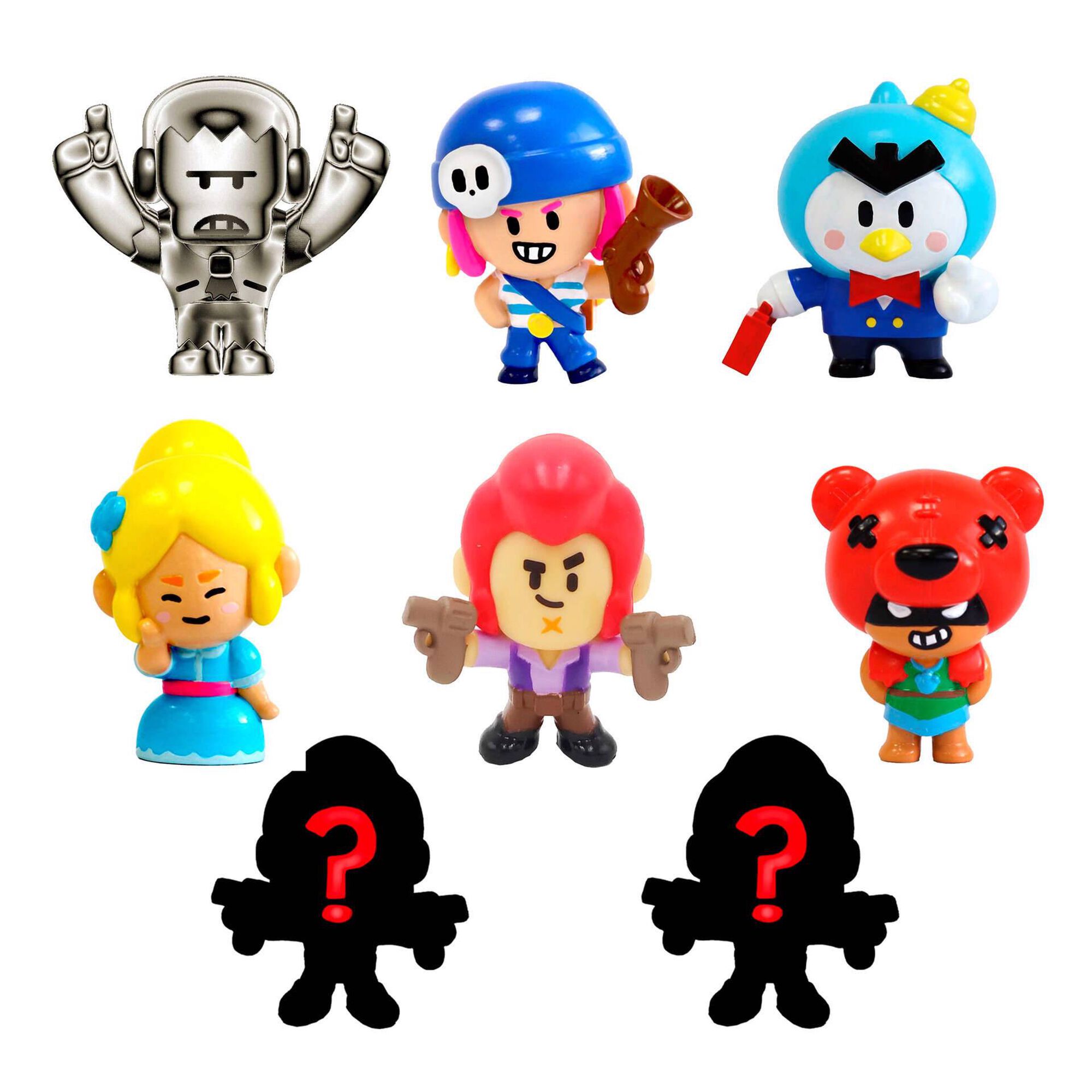 Brawl Stars - Pack 8 Figuras (v&aacute;rios modelos)