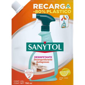 Recarga Spray Cozinha Desinfetante Desengordurante Sanytol