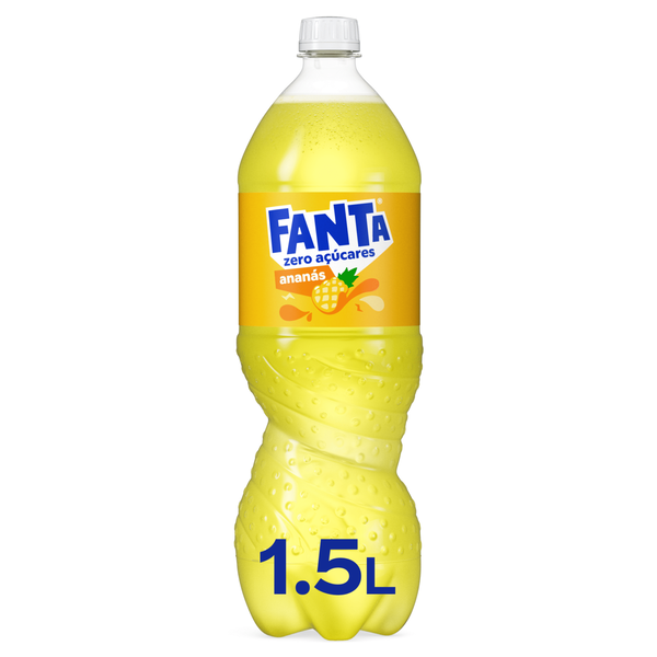 Refrigerante com Gás Ananás sem Açúcar Fanta