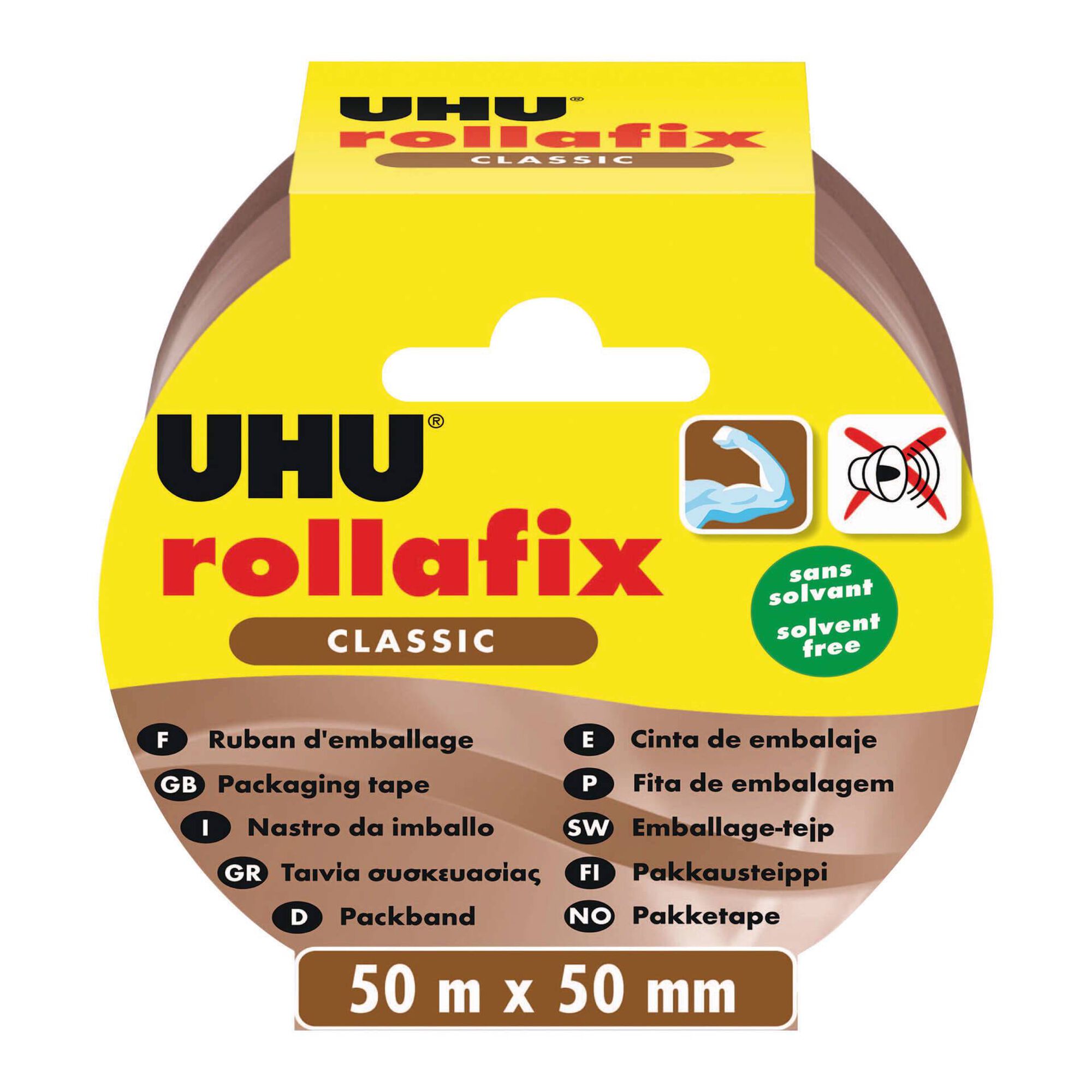 Fita Cola de Embalar 50mmx50mts Castanha