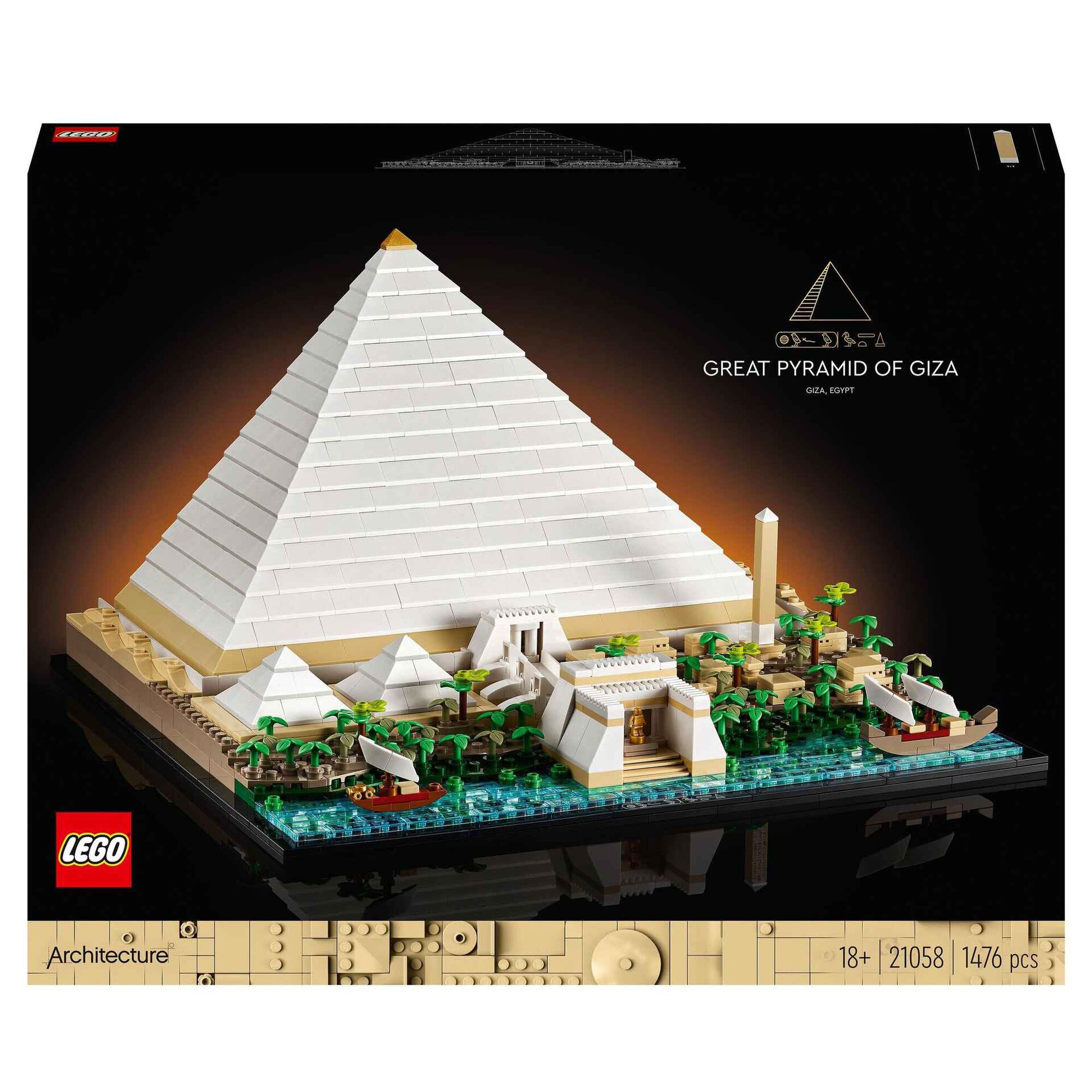 LEGO Architecture - Grande Pir&acirc;mide de Giz&eacute; - 21058