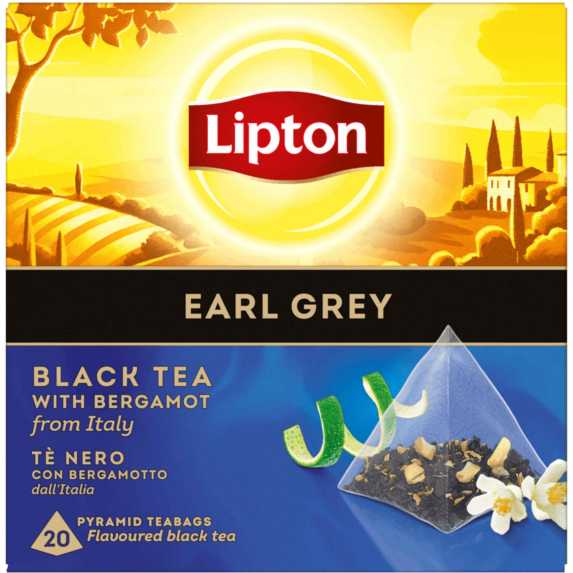 Chá Preto Earl Grey Pyramid Saquetas
