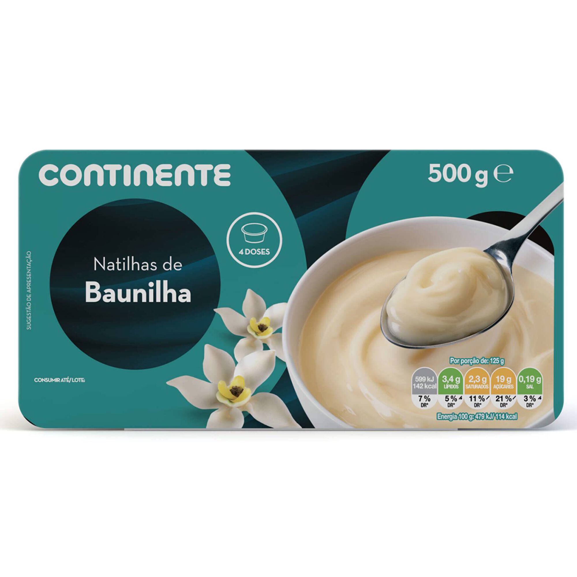 Natilhas de Baunilha Natilhas de Baunilha