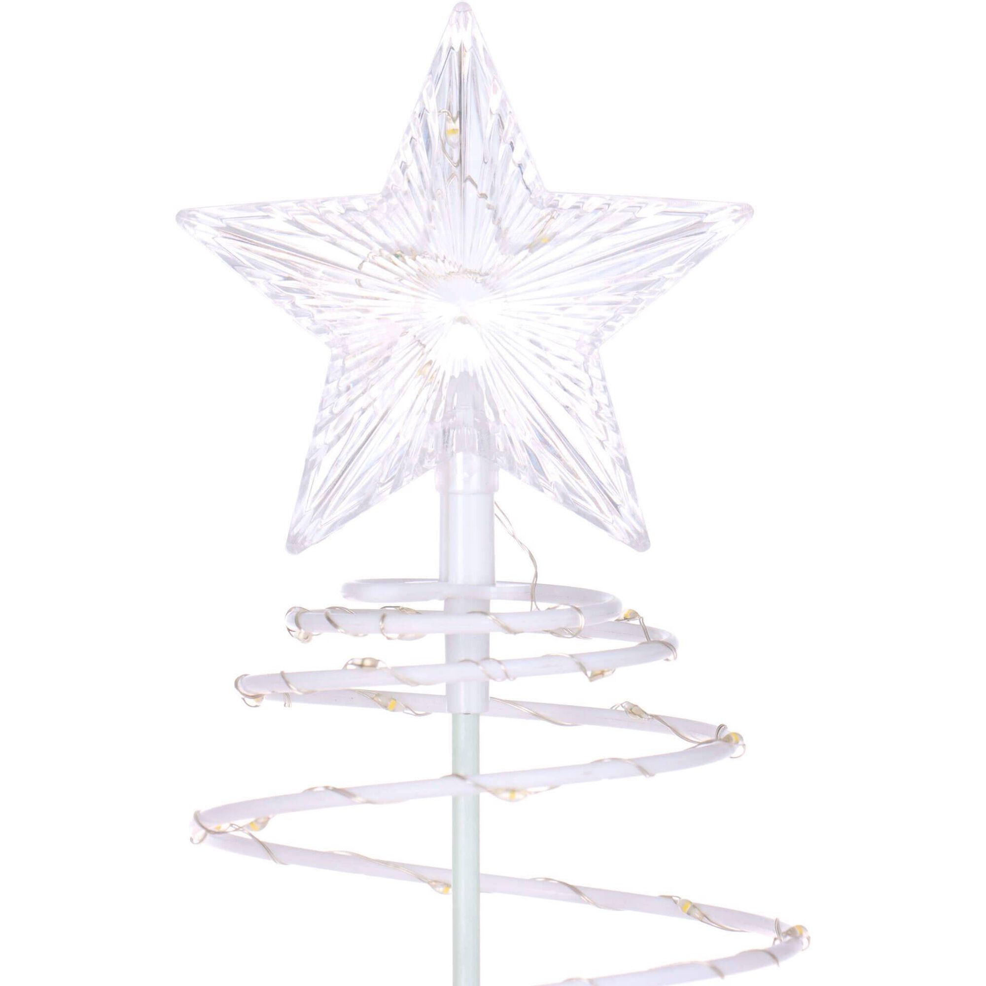 Árvore de Mesa em Espiral com Luz