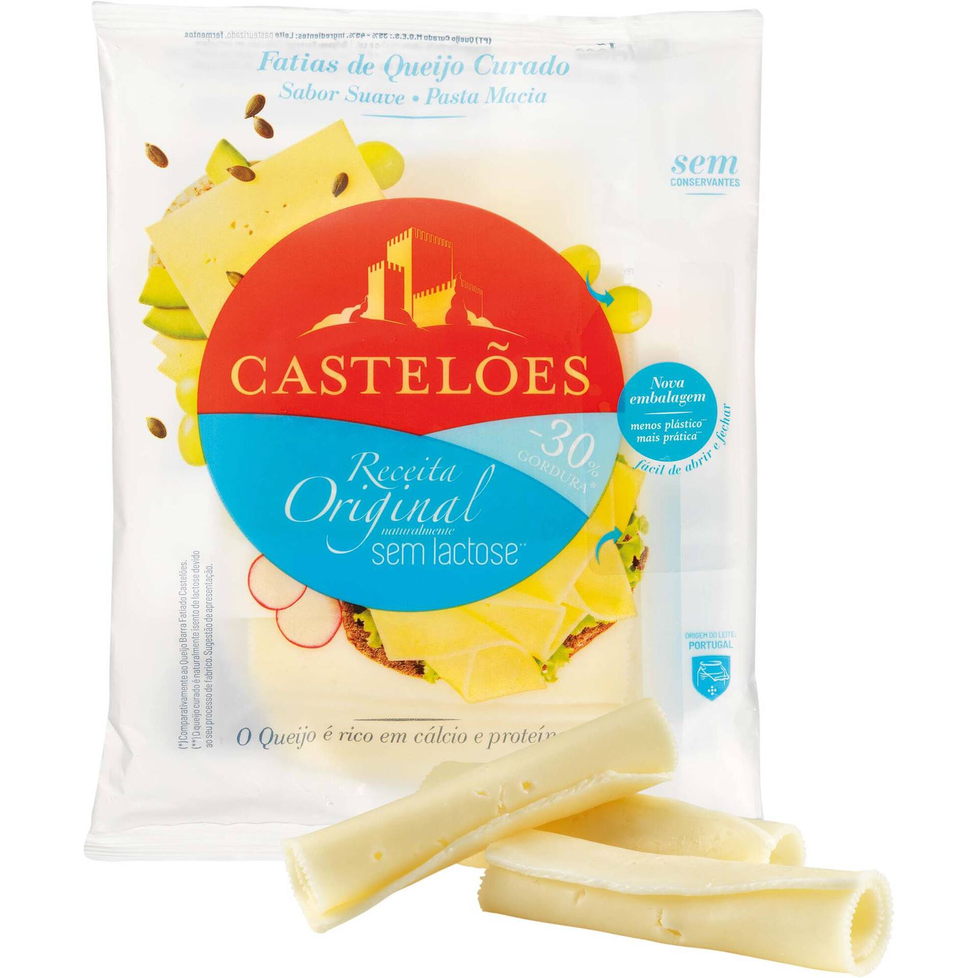 Queijo Curado sem Lactose Light Fatiado