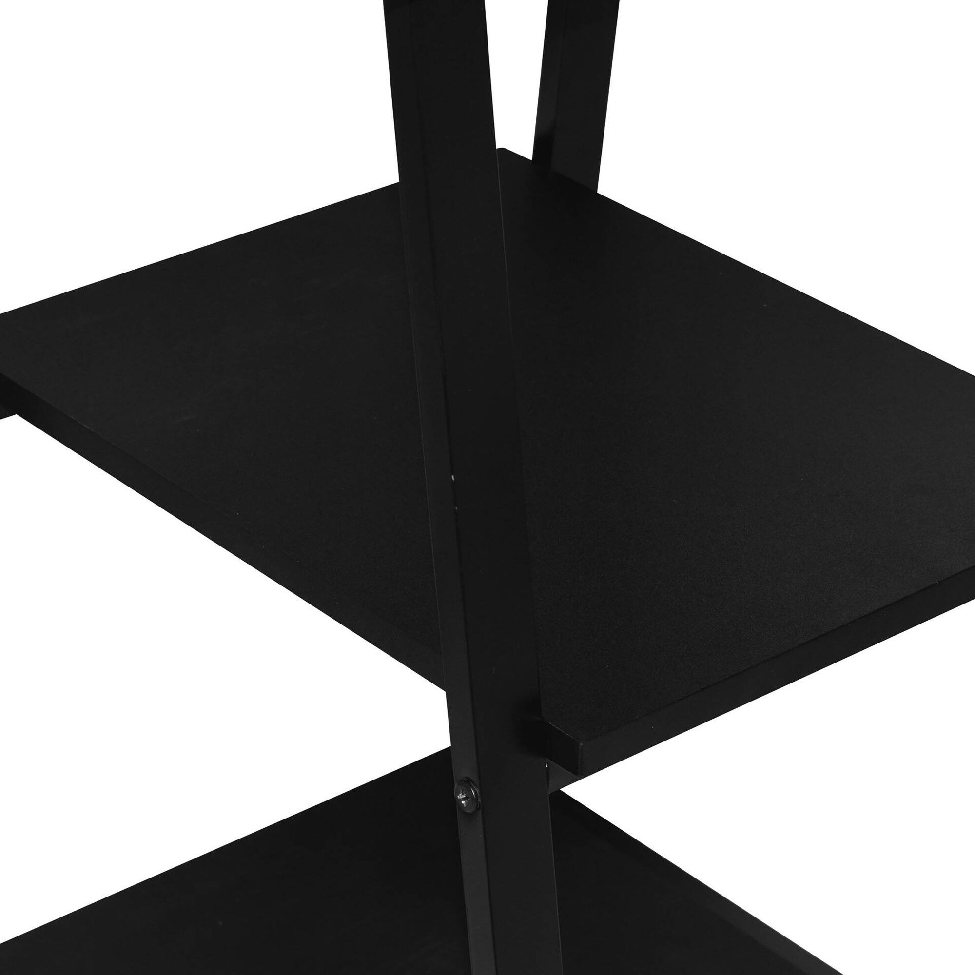 Secret&aacute;ria com Prateleiras 120x50cm Preta Kasa