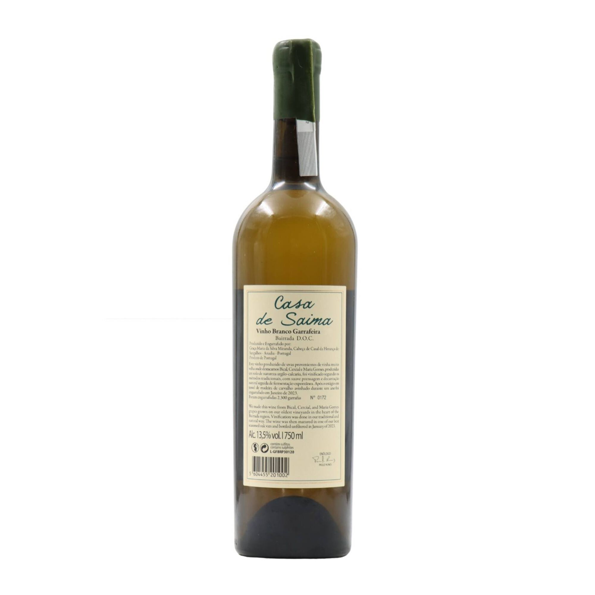 Casa de Saima Garrafeira Bairrada Vinho Branco