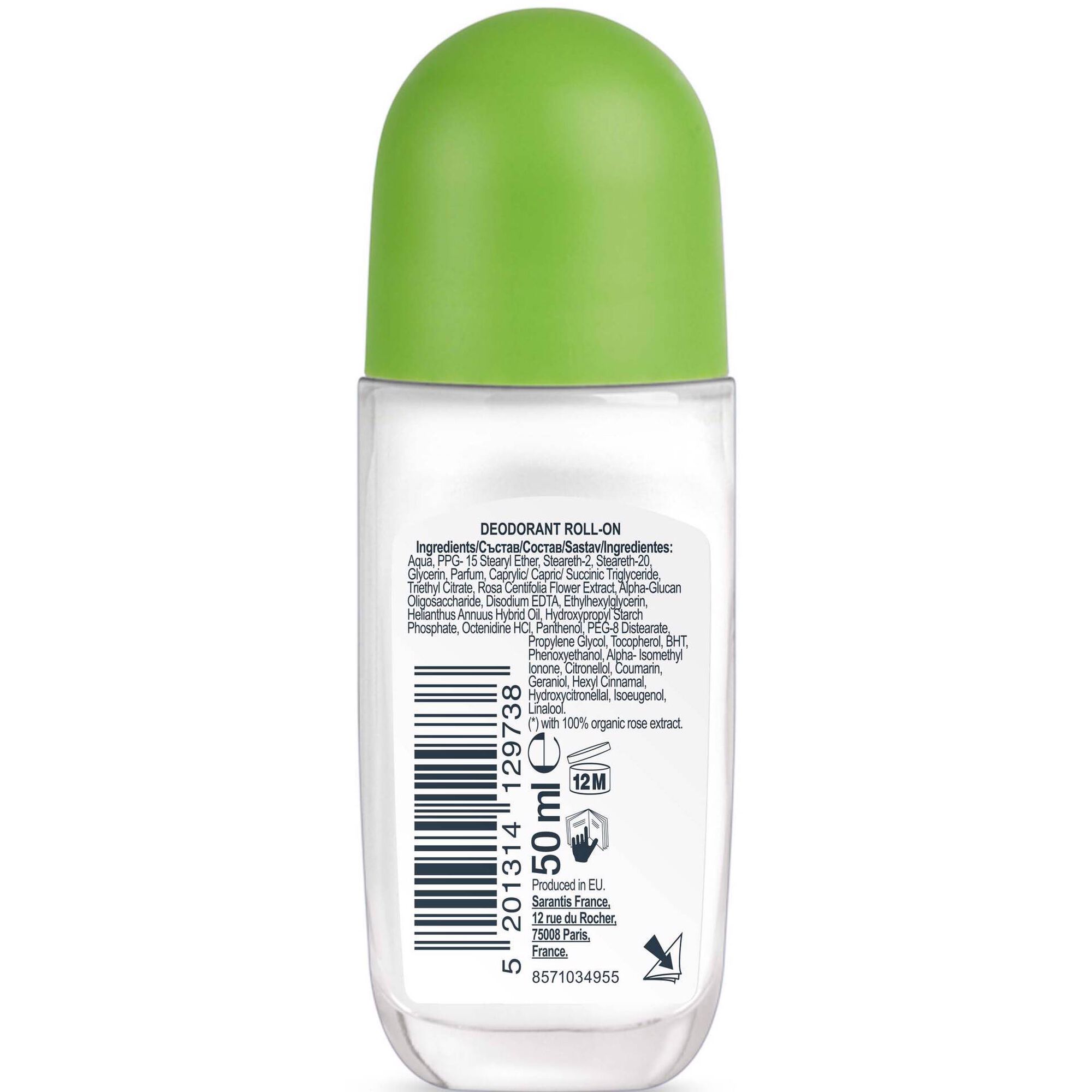 Desodorizante Roll On 0% Alum&iacute;nio Rose