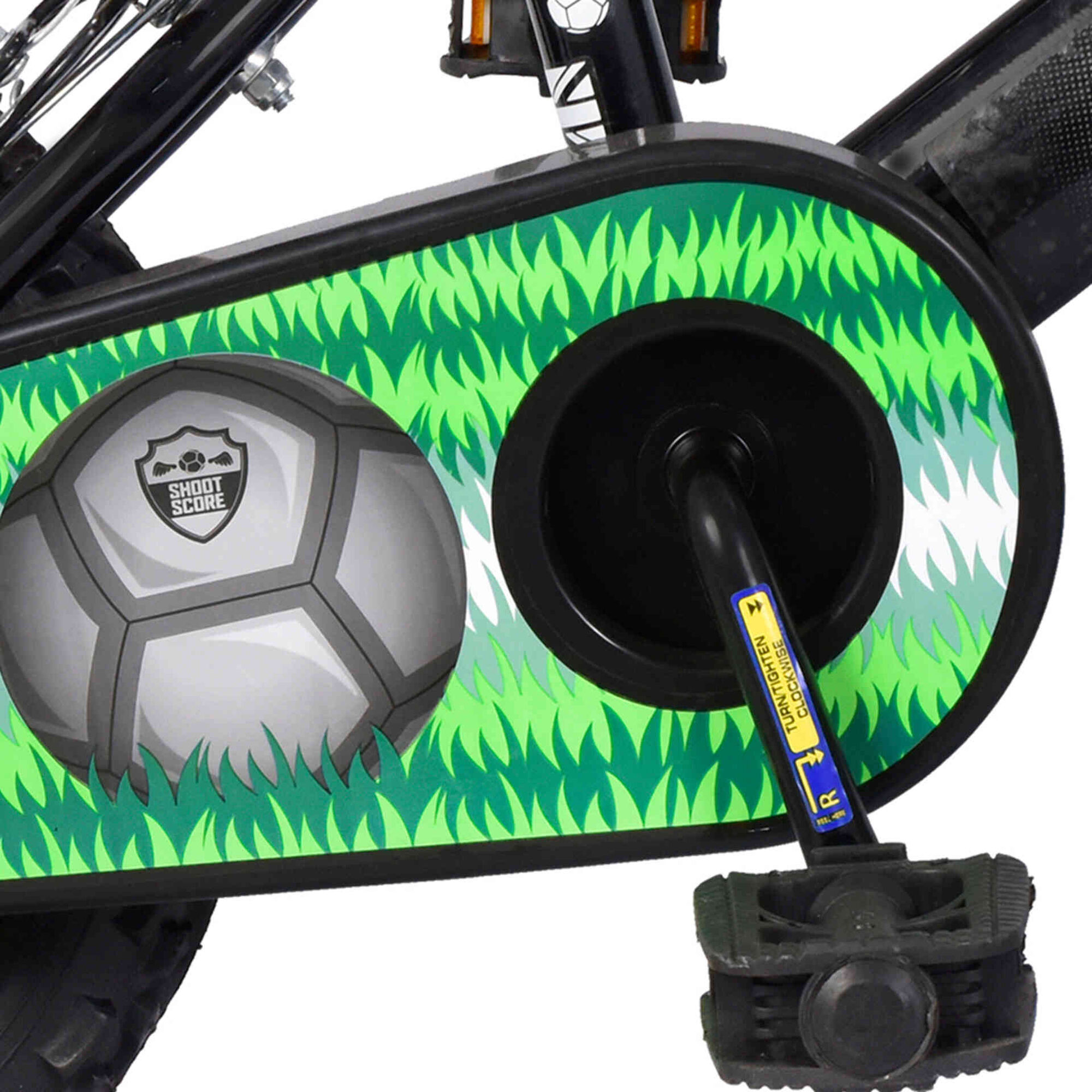 Bicicleta Criança Roda 16" 5-7 Anos Preta