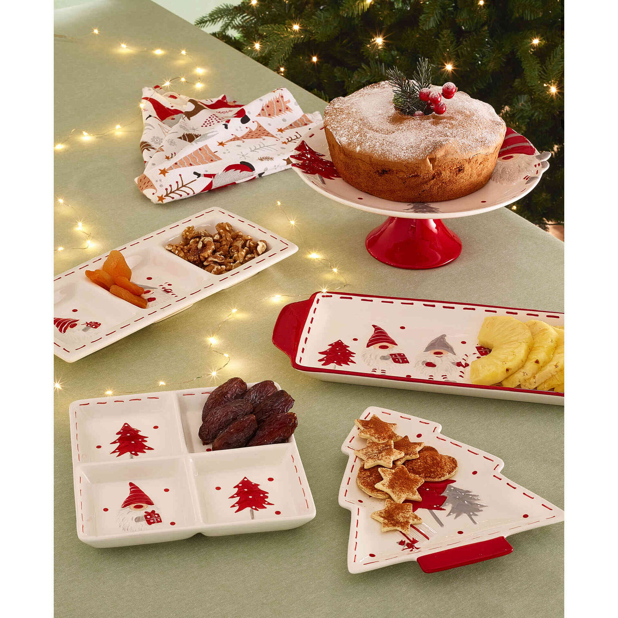 Prato Aperitivos 3 Divisórias