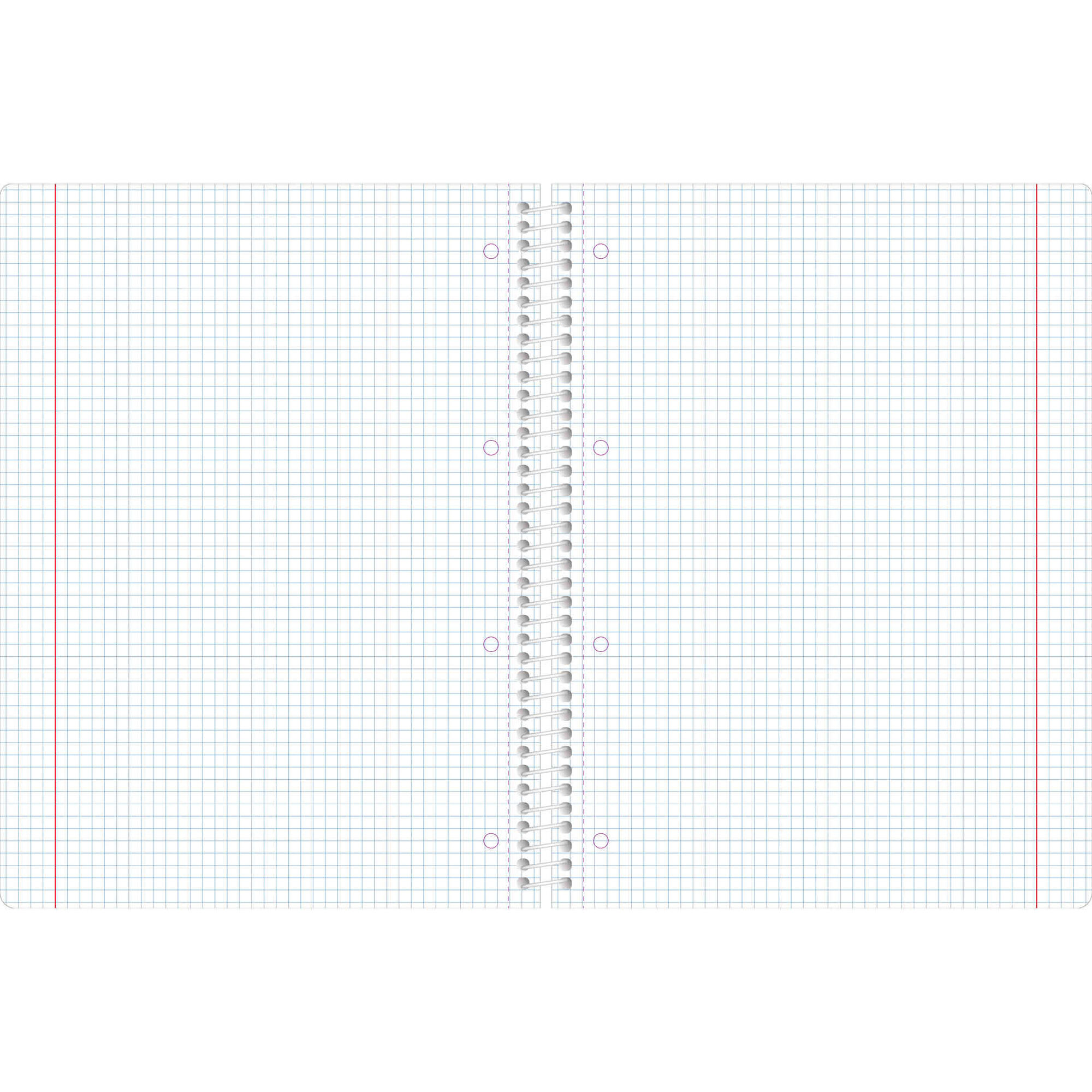 Caderno Espiral Quadriculado A4 Azul Note!