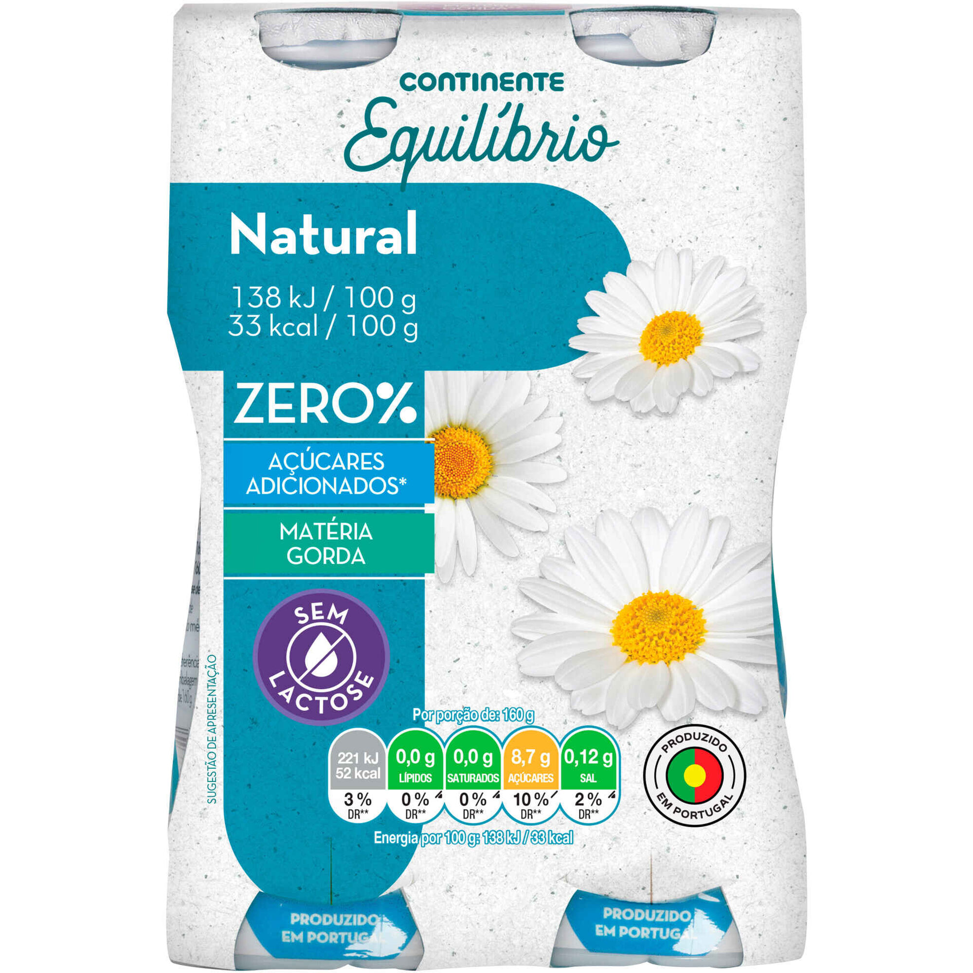 Iogurte Líquido Natural sem Lactose