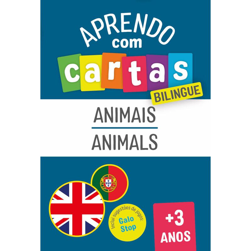 Aprendo com Cartas - Animais - Bilingue de Vários Autores