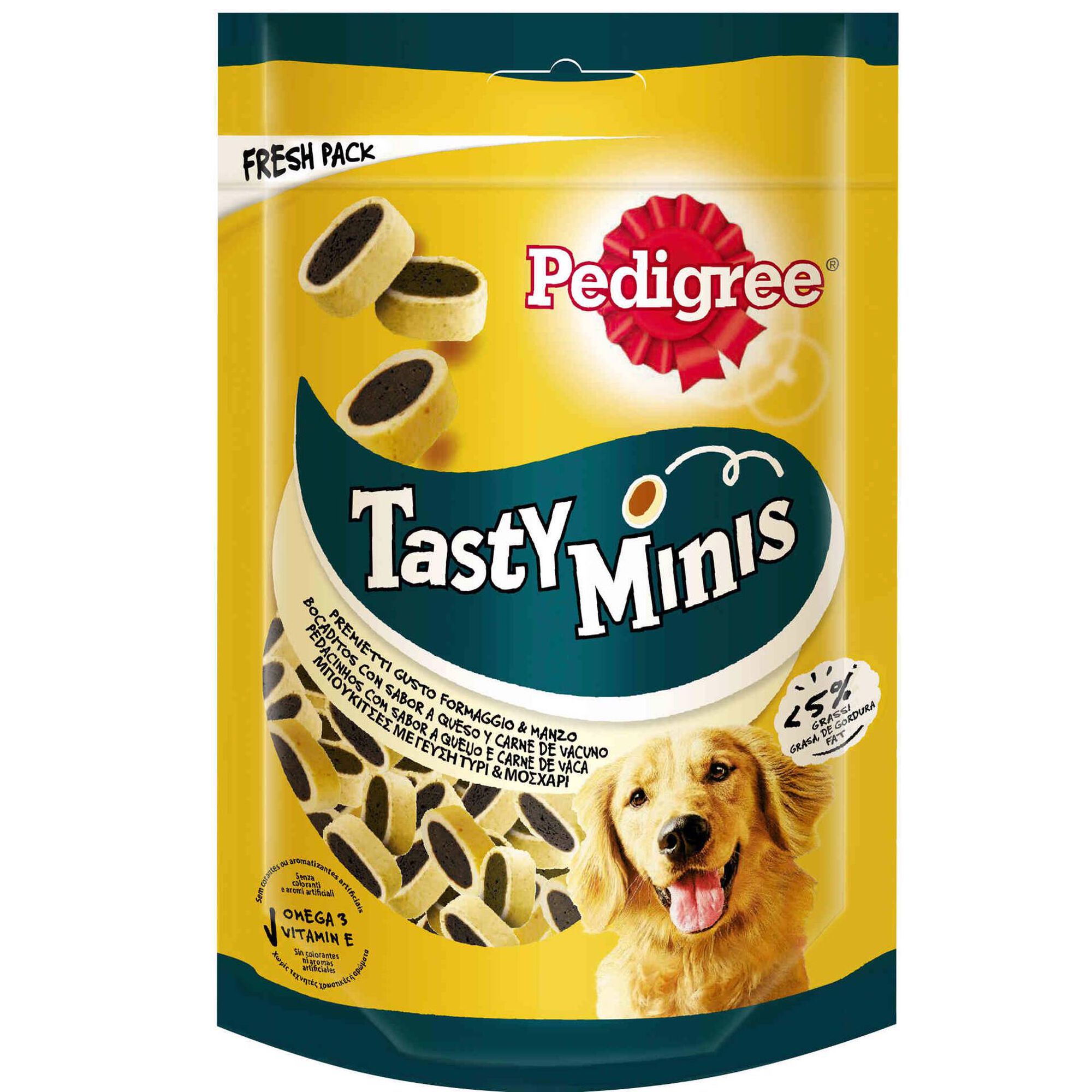 Snack para Cão Tasty Minis Cheesy