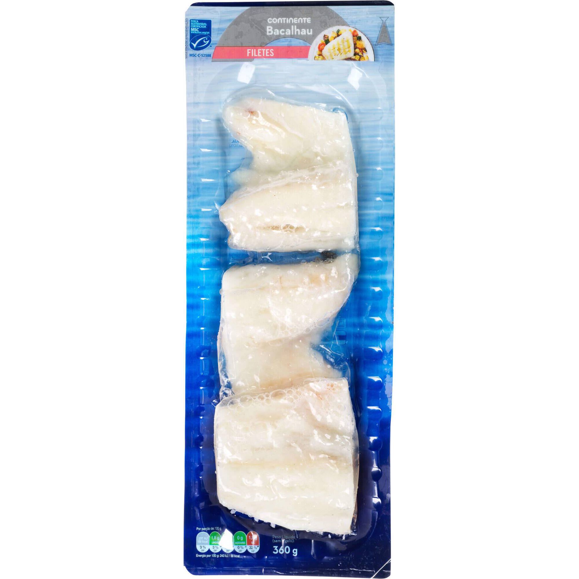 Filete de Bacalhau MSC Congelado Continente