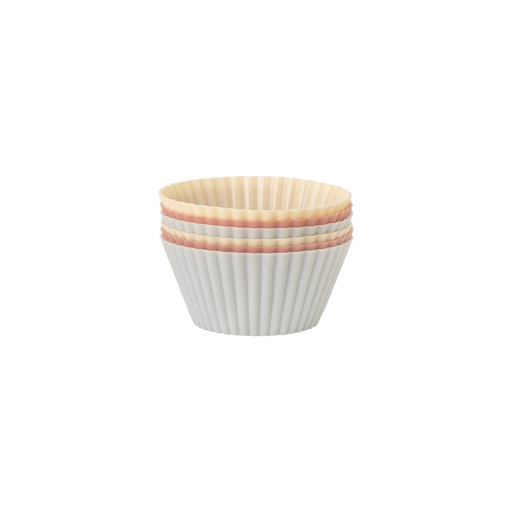 Conjunto 6 Formas Muffins Silicone 7cm Chefe Kasa