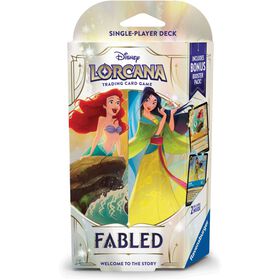 Ravensburger - Cartas TCG: Disney Lorcana Baralho Inicial Fabled