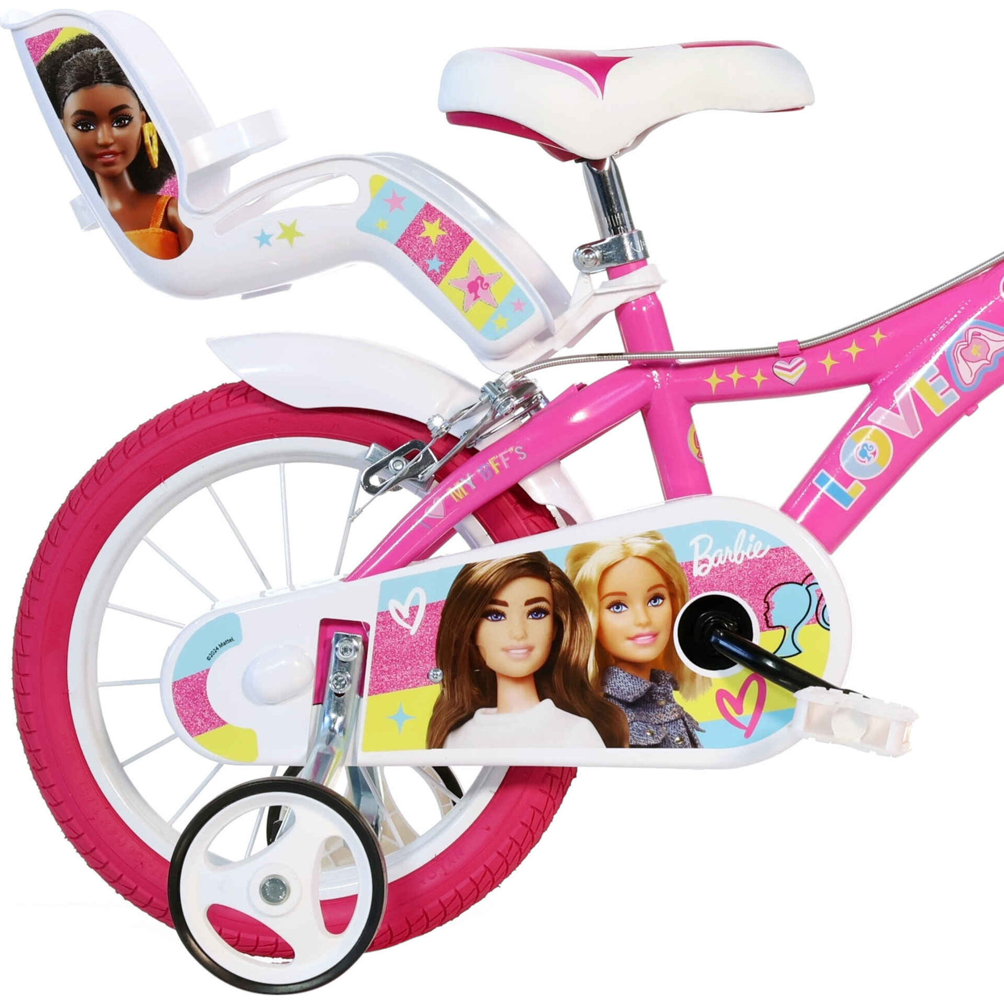 Bicicleta Criança 16" 5-7 Anos Barbie