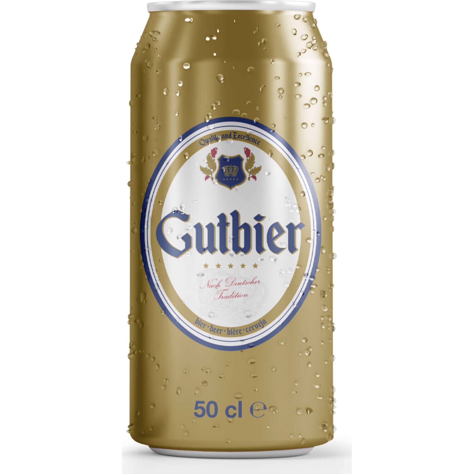 Cerveja em Lata com &Aacute;lcool Gutbier
