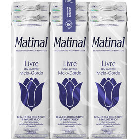 Leite UHT Selecionado Livre Matinal