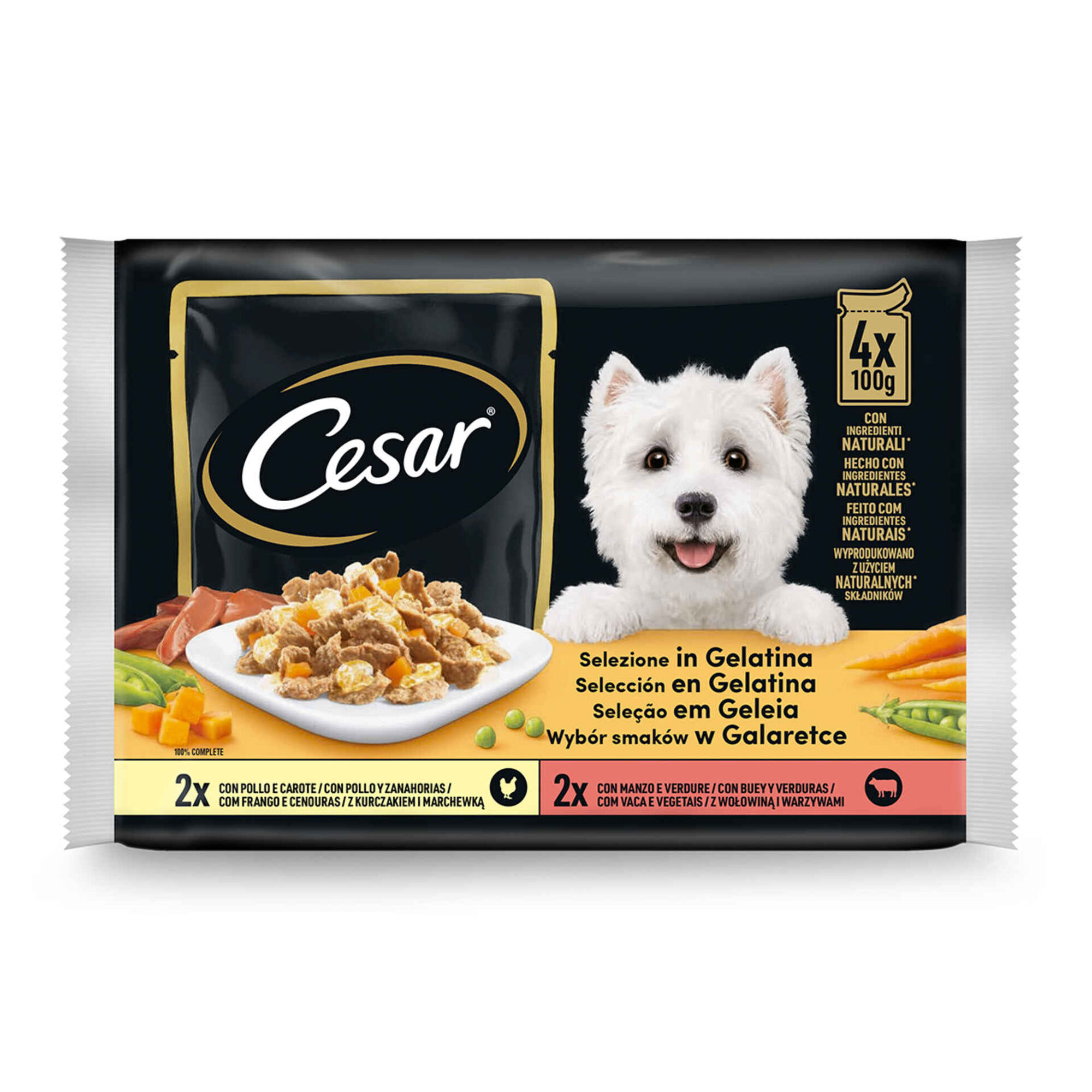 Comida Húmida para Cão em Geleia Saquetas