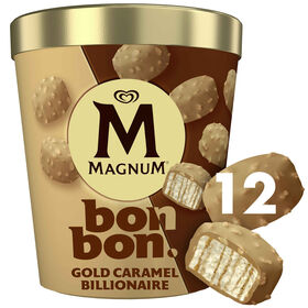 Gelado Bombom Double Gold Caramelo Billionaire