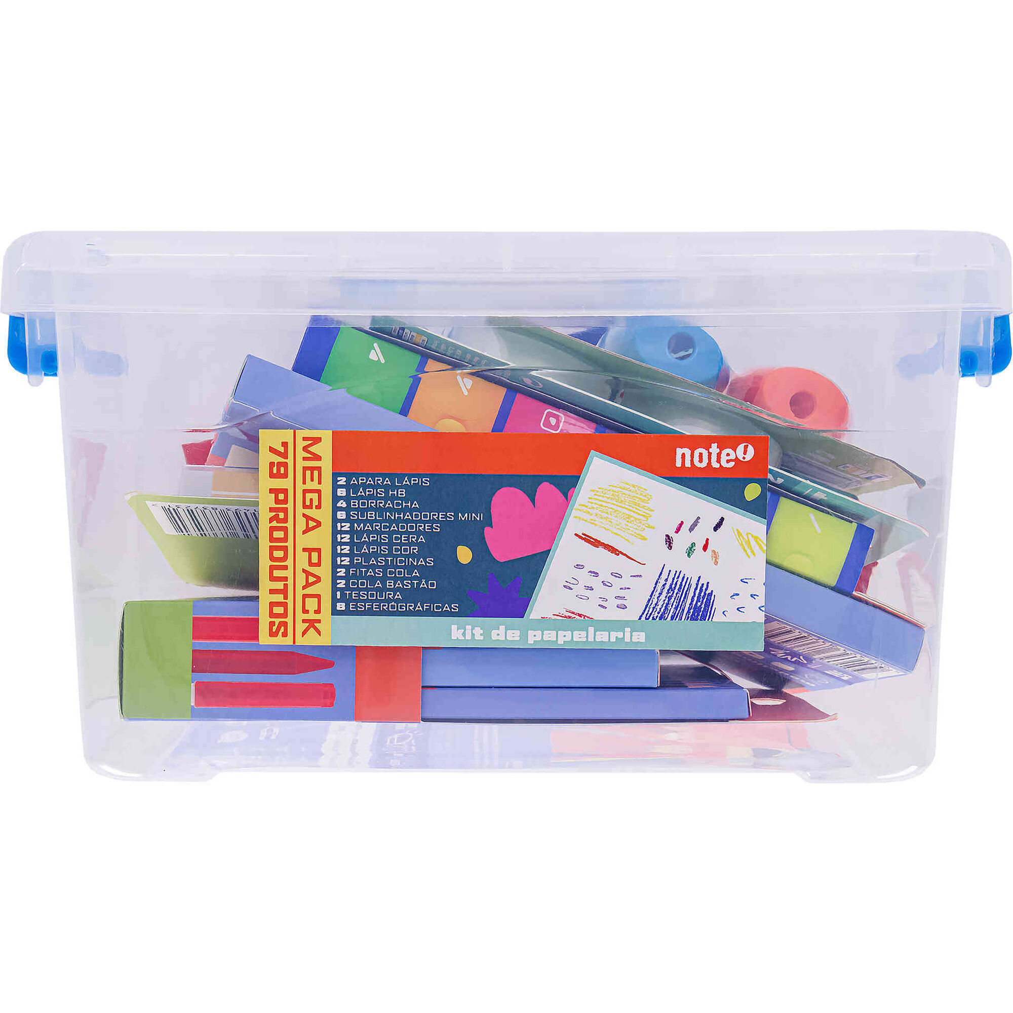 Kit Papelaria 79 Produtos Note!