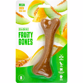 Snack para C&atilde;o Osso Mordedor Madeira Fruity Bone Mel&atilde;o M Dashi