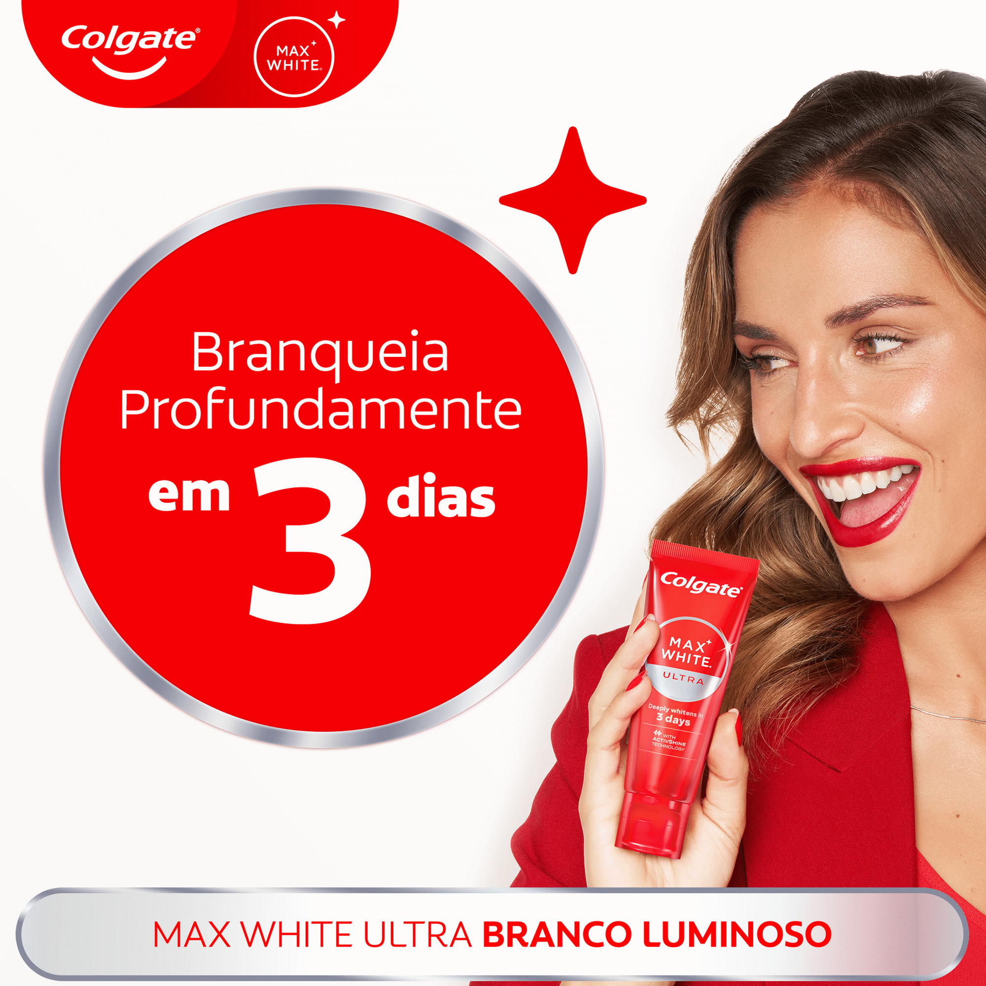 Pasta de Dentes Branqueadora Ultra Colgate Max White