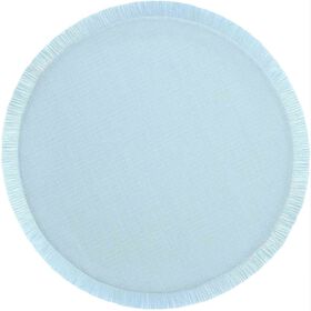 Individual Franja 38cm Prateado