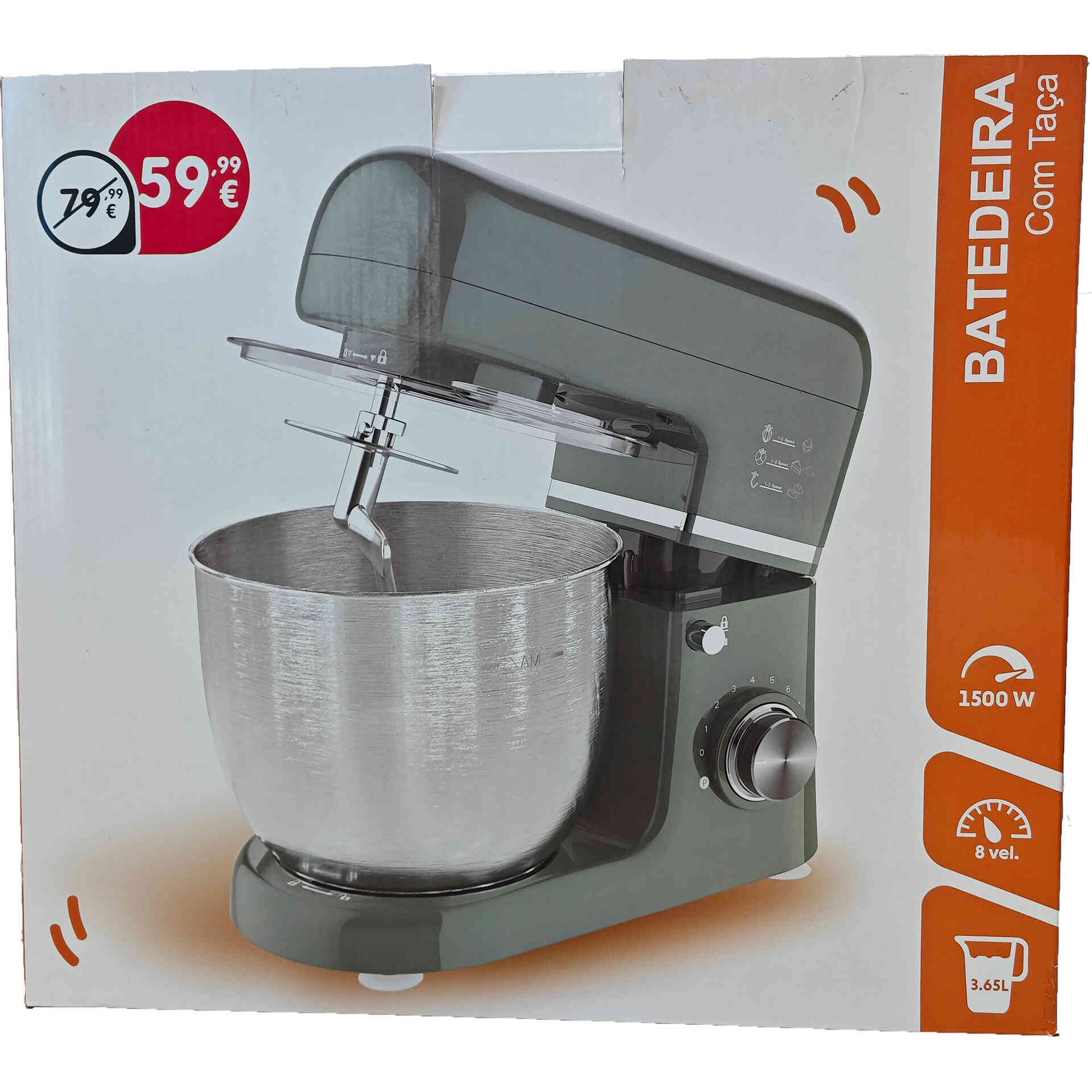 Batedeira 1500W Bazar&atilde;o