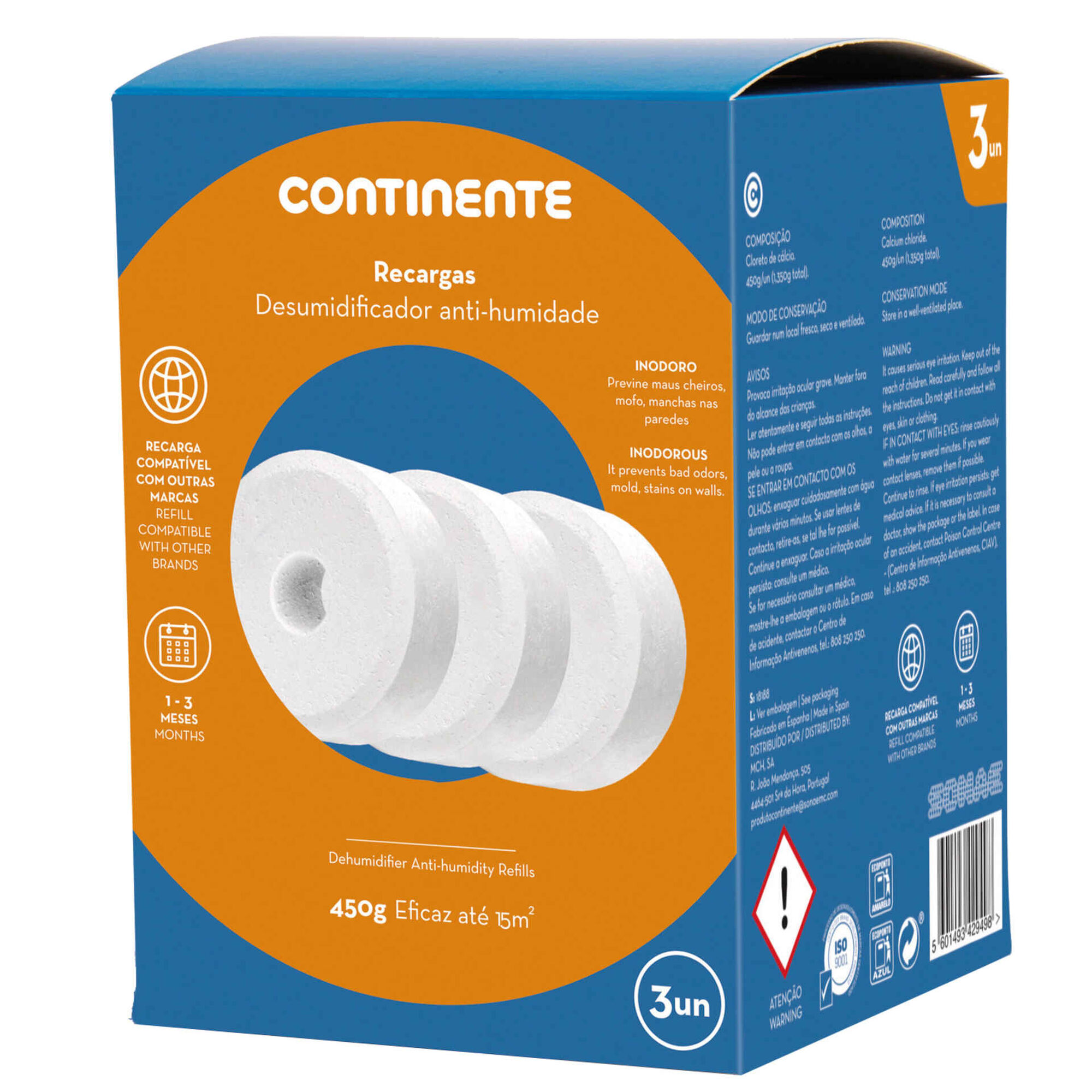 Recargas Desumidificador Inodoras 450g Recargas Desumidificador Inodoras 450g