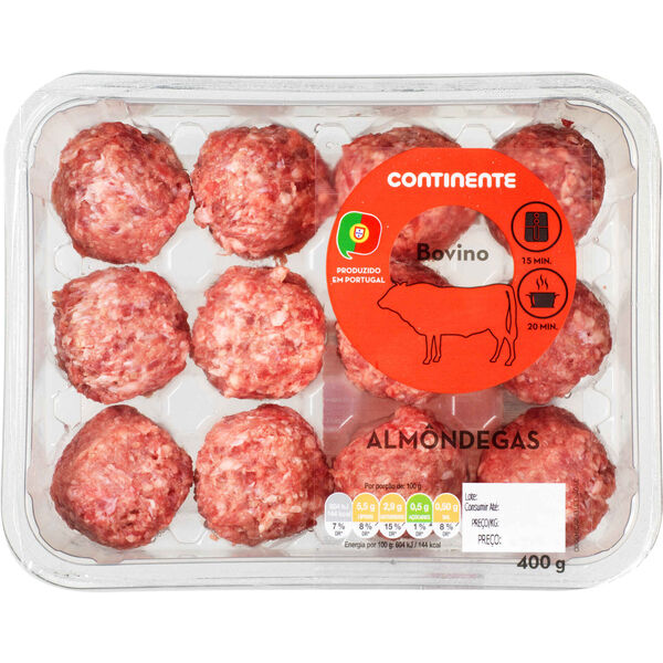 Almôndegas de Bovino Continente