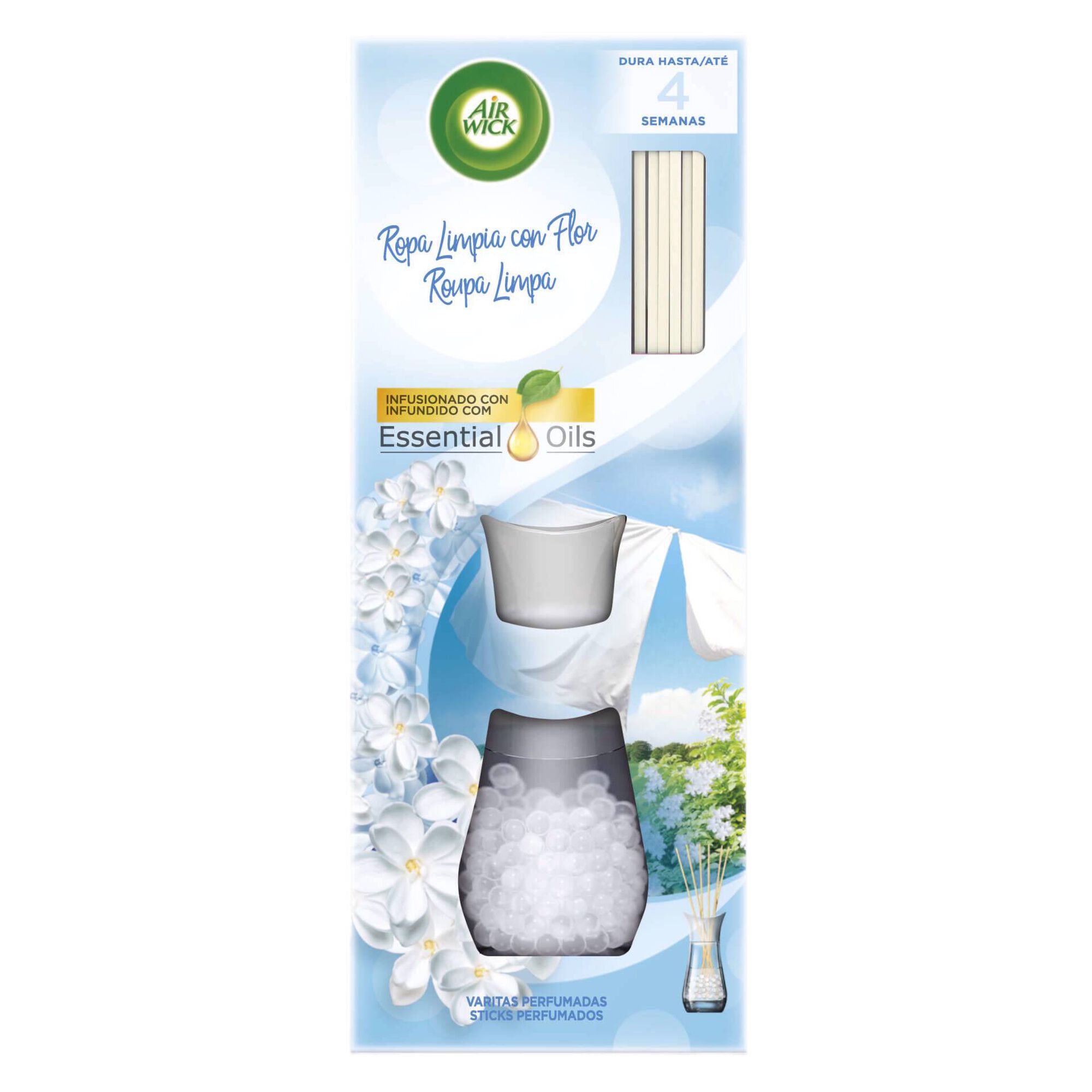 Ambientador Stick Perfumado Roupa Limpa