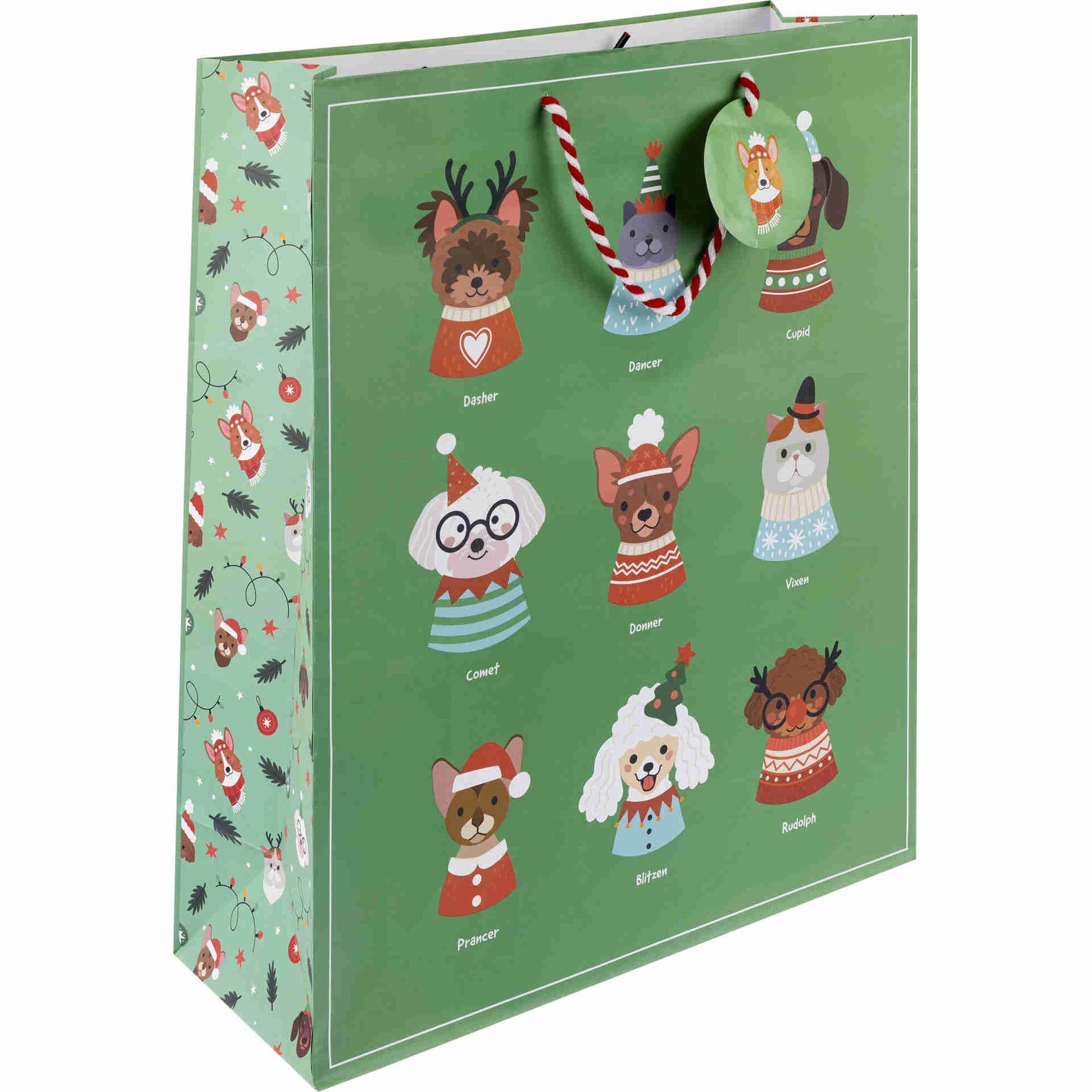 Saco de Natal Merry Paw 37x45x15cm Saco de Natal Merry Paw 37x45x15cm
