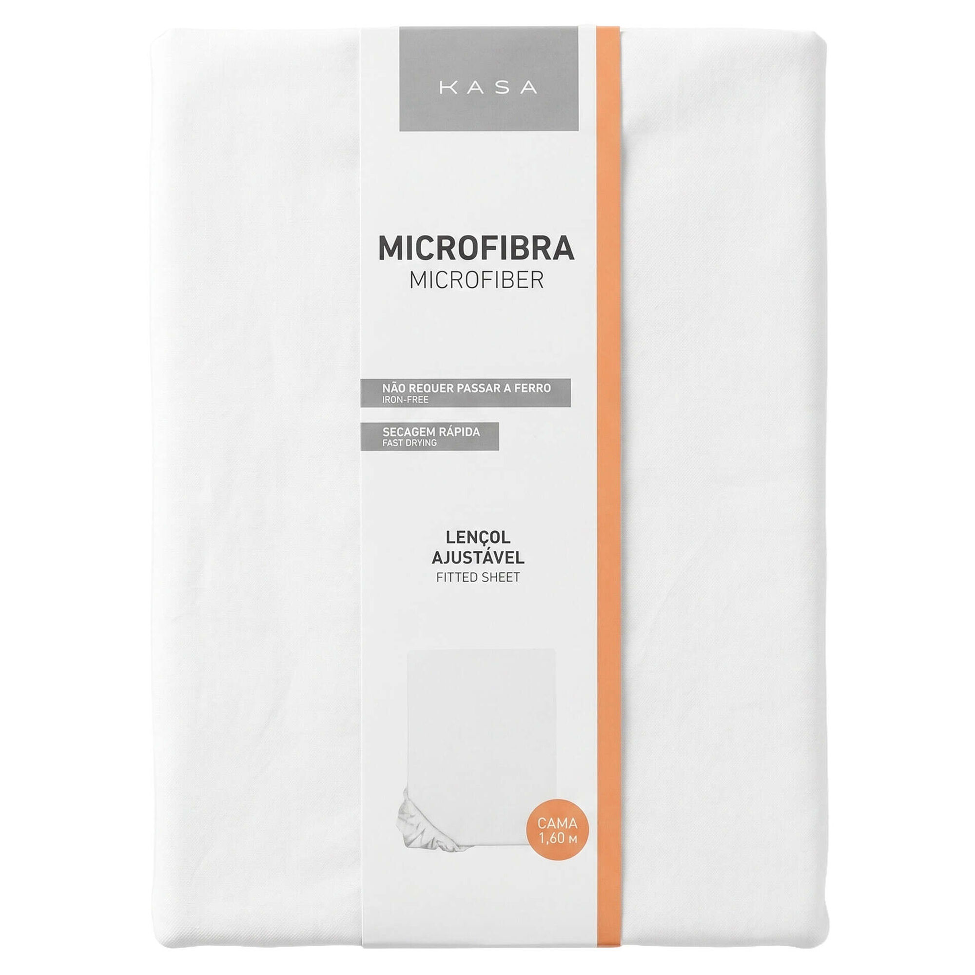 Len&ccedil;ol Ajust&aacute;vel Microfibra Branco Kasa