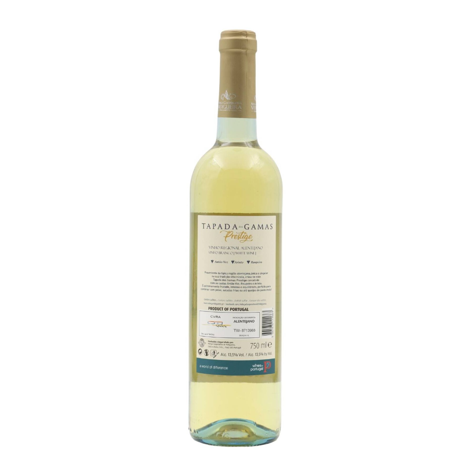 Tapada dos Gamas Prestige Alentejano Vinho Branco