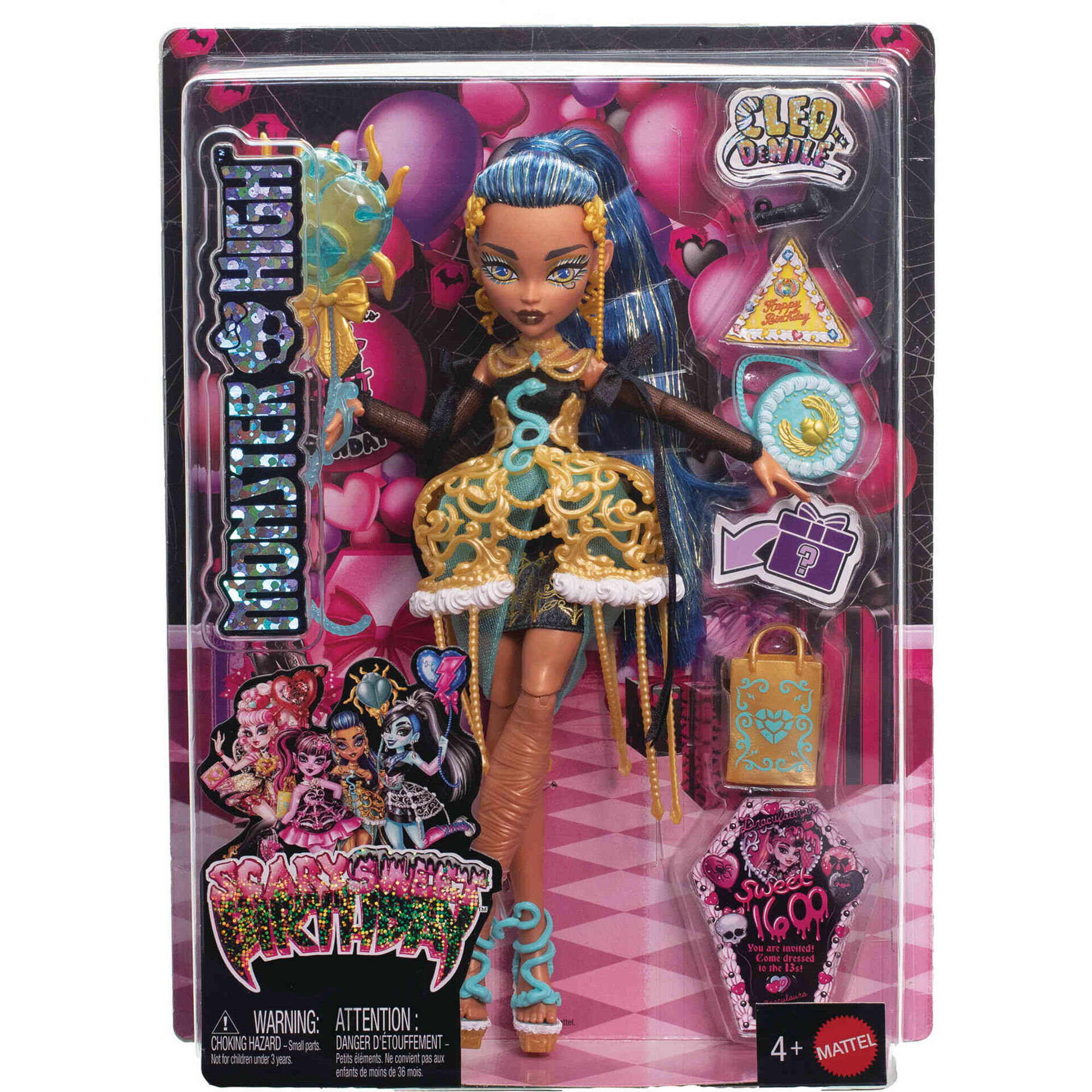 Boneca Cleo Aniversário Doce Assustador