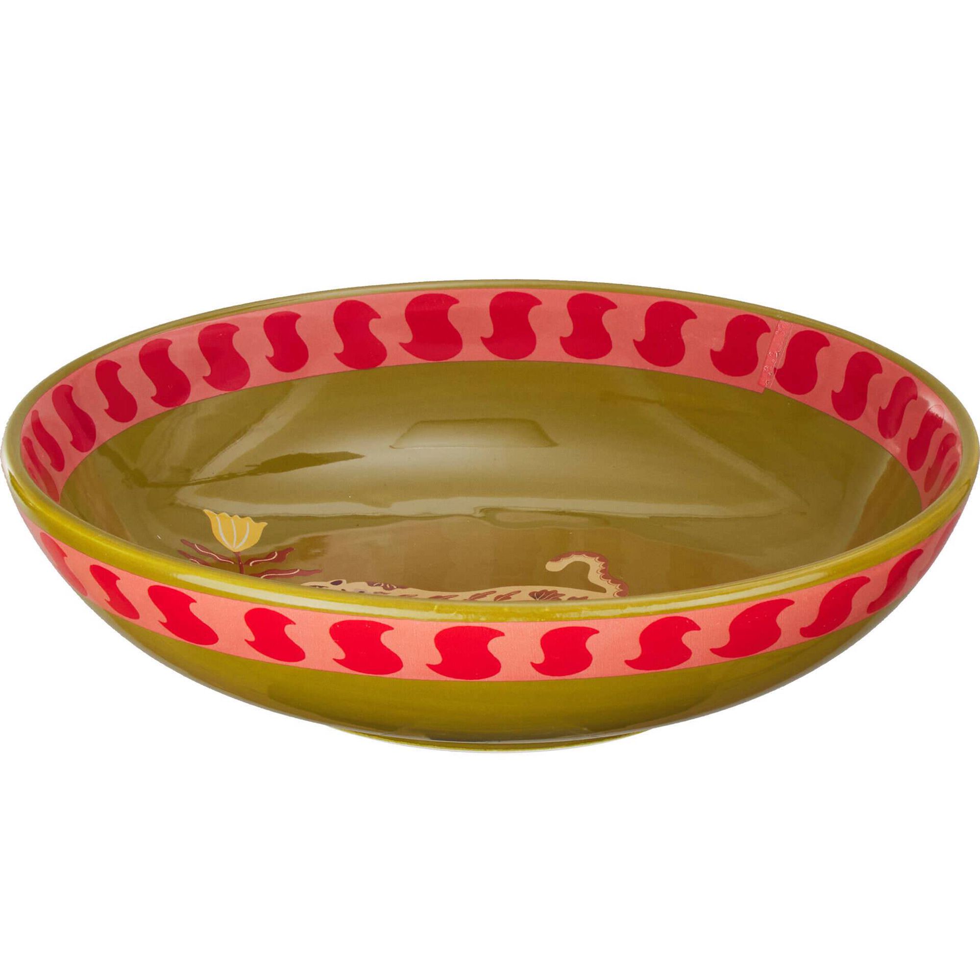 Taça Verde Cerâmica Tigre Cosmos