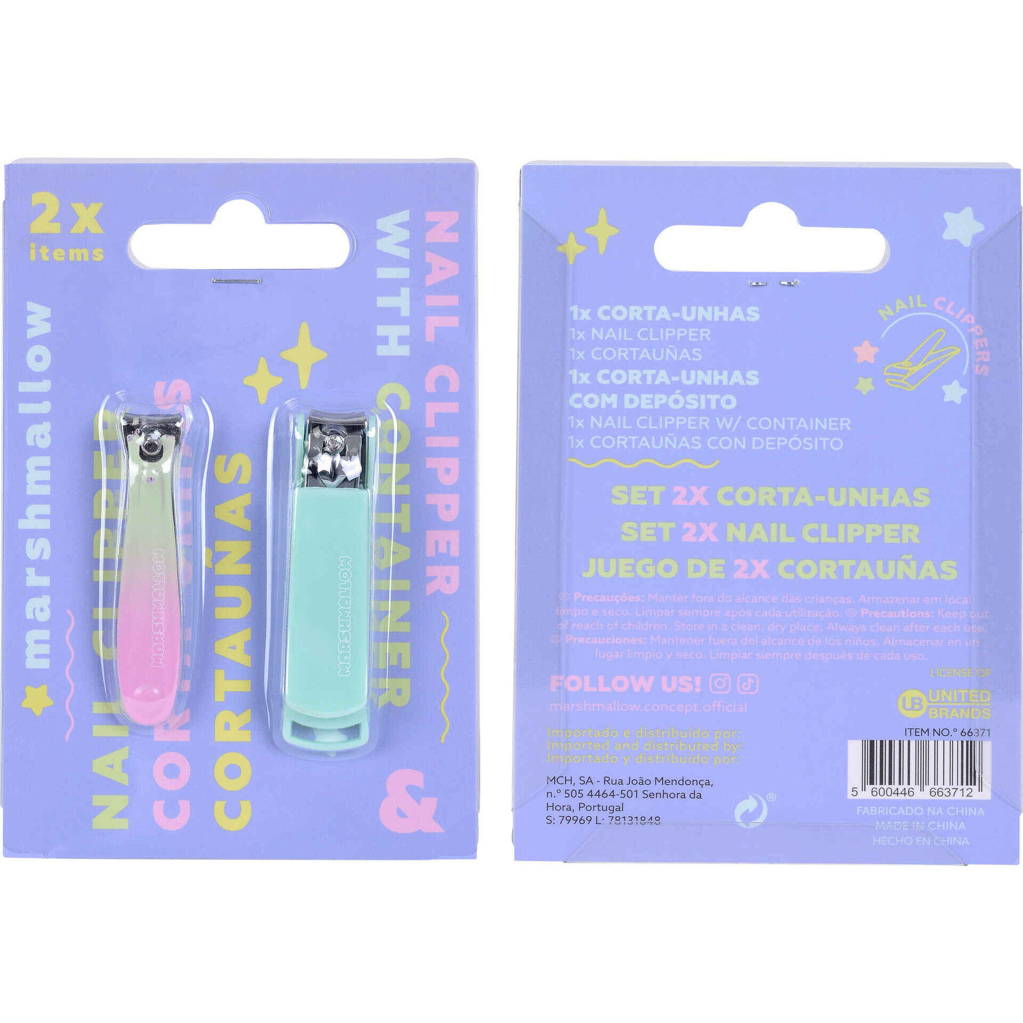 Conjunto 2 Corta Unhas Kasa