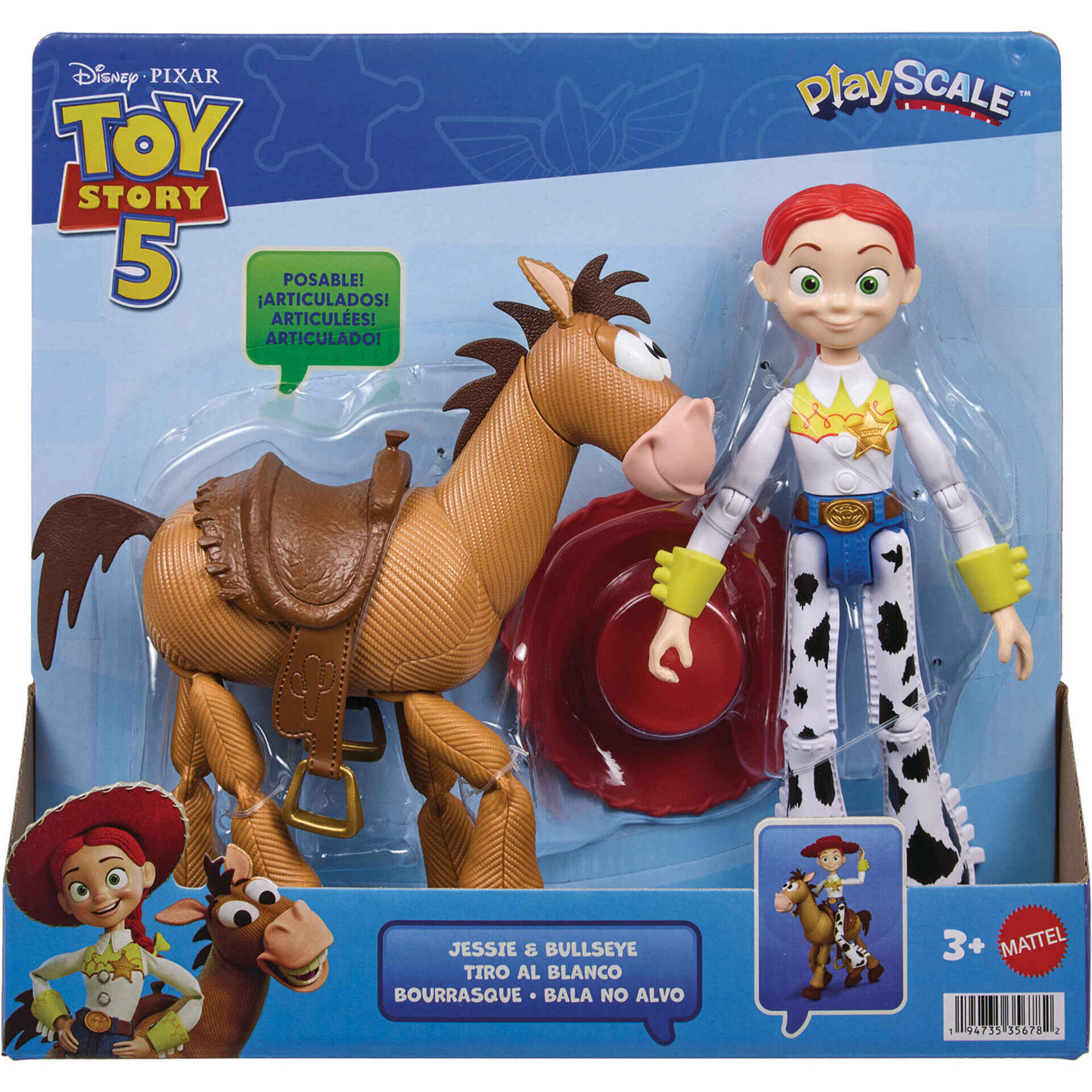 Disney - Conjunto de 2 Figuras Toy Story Jessie e Bullseye (v&aacute;rios modelos)