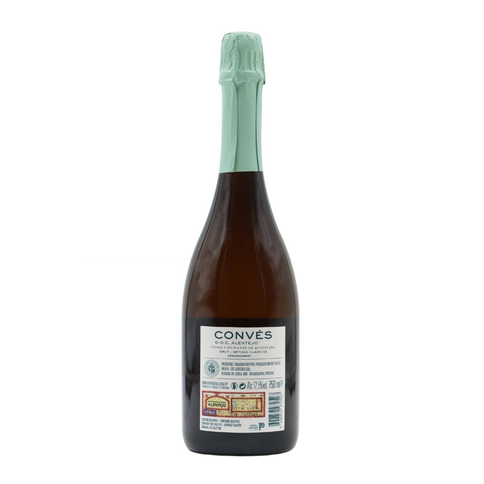 Herdade De Lisboa Conv&eacute;s Branco Espumante Alentejo Bruto