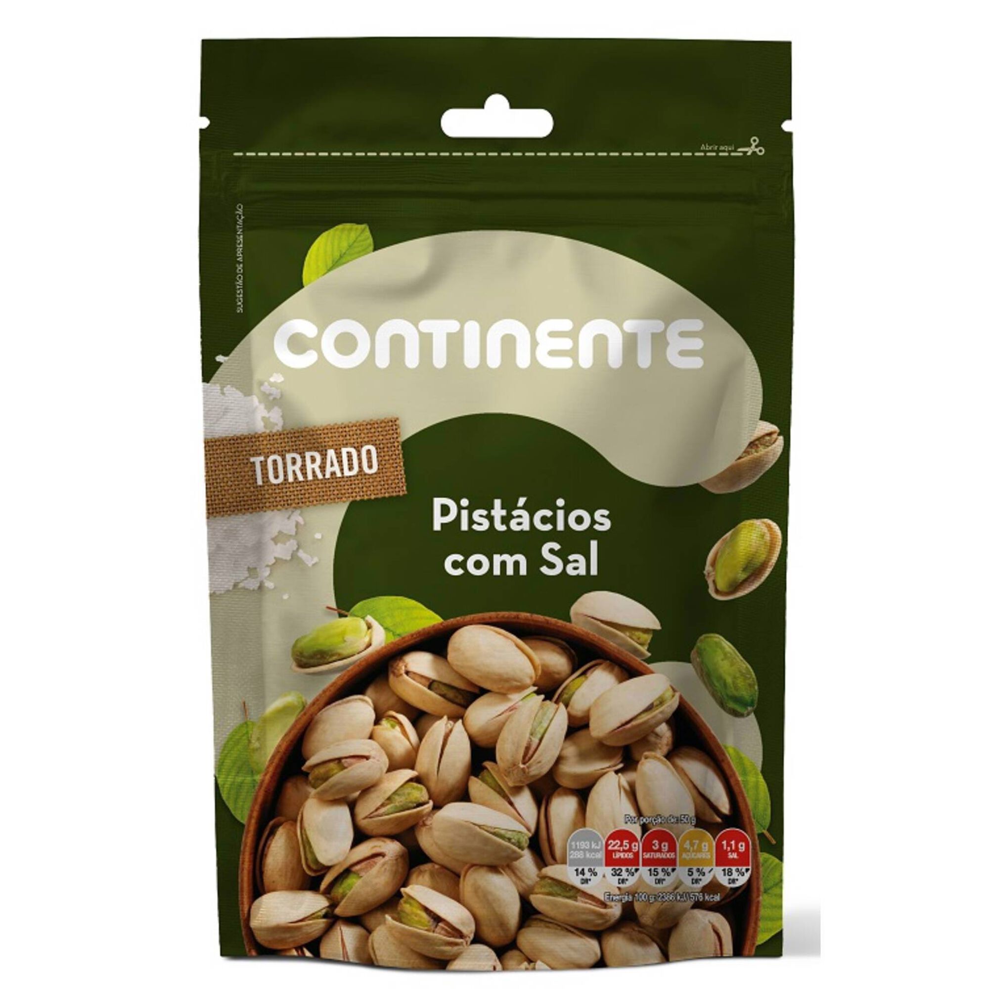 Snack Pistácios com Sal Torrados Snack Pistácios com Sal Torrados