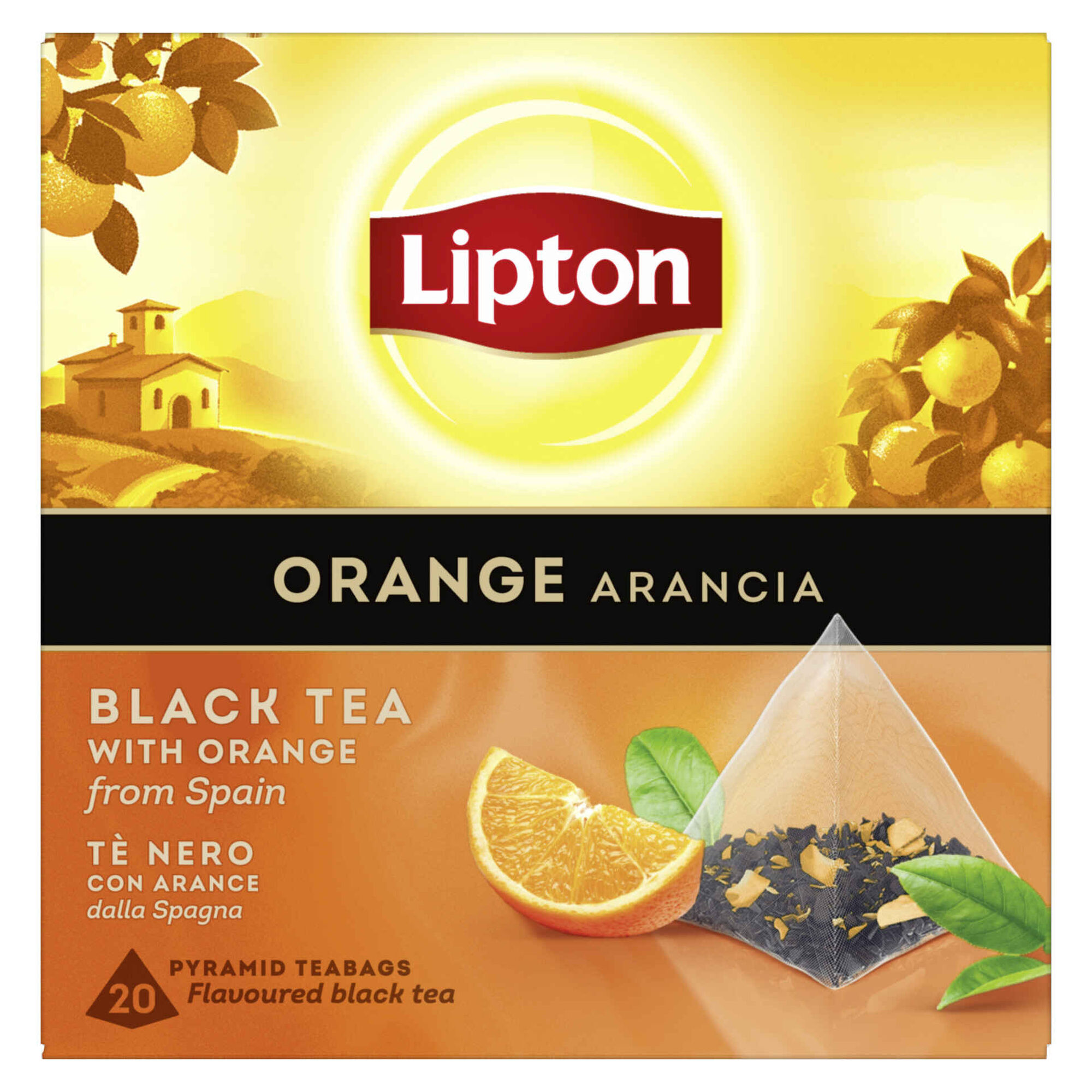 Chá Preto e Laranja Pyramid Saquetas Chá Preto e Laranja Pyramid Saquetas
