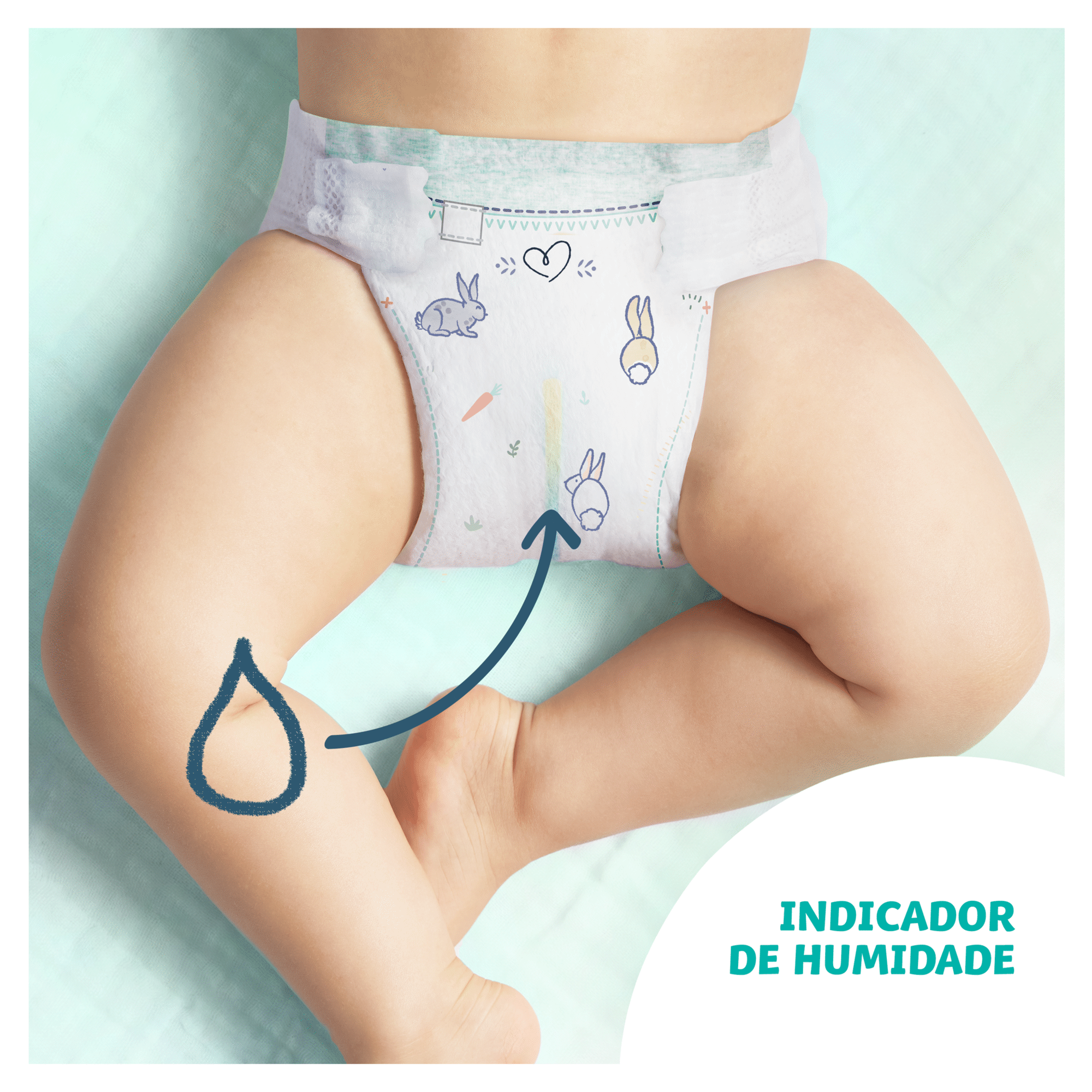 Fraldas Cuidado Total 2-5kg T1