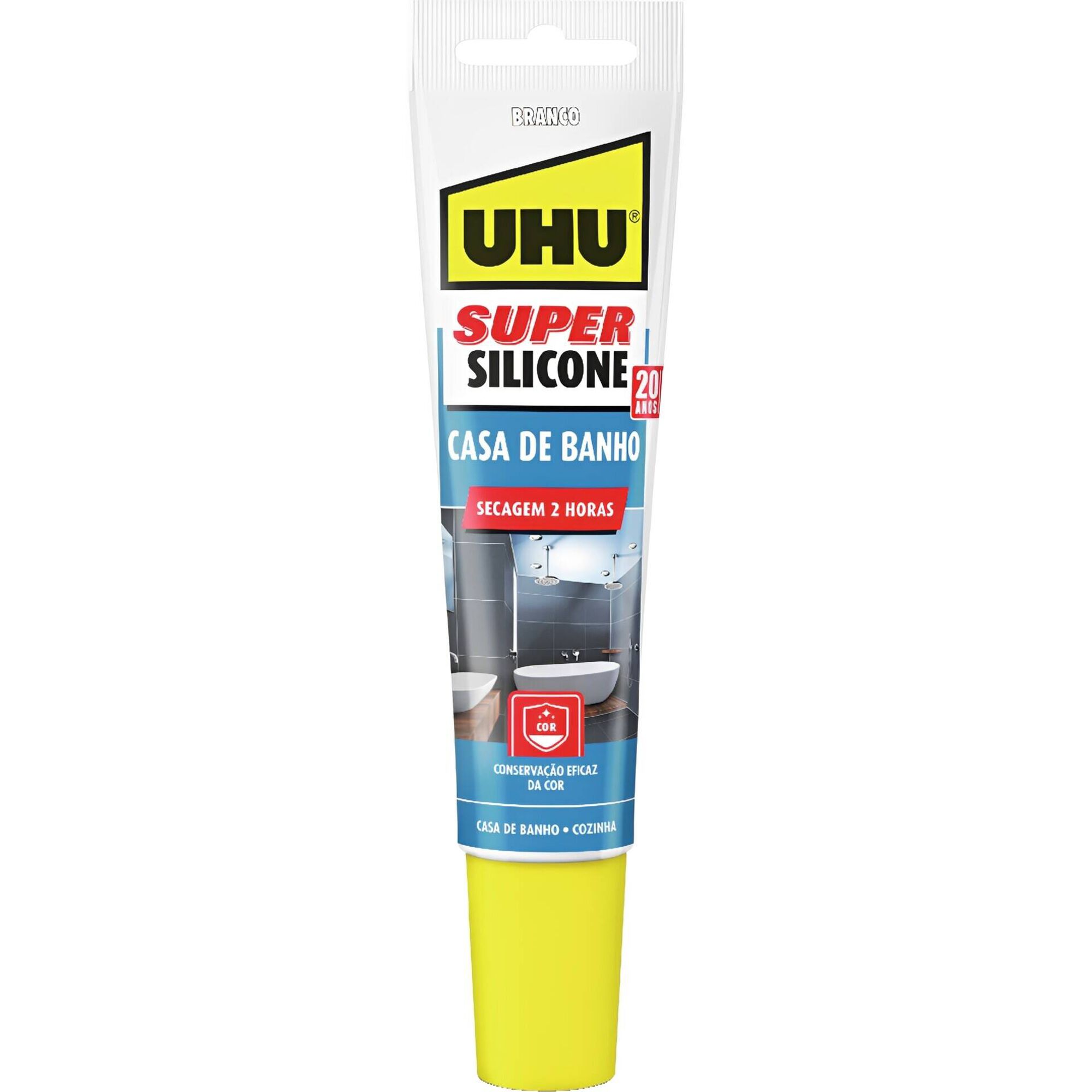 Super Silicone Casa de Banho Branco UHU